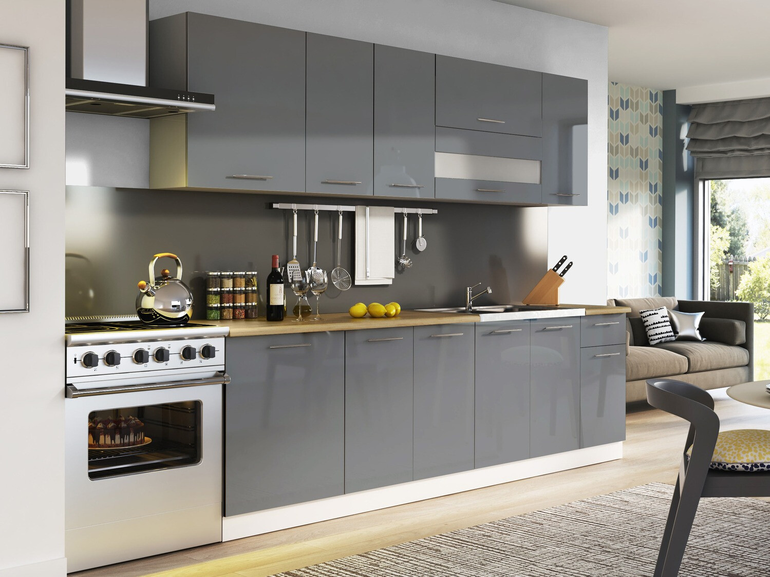 Vrata mašine za pranje posuđa Tiffa Grey 123