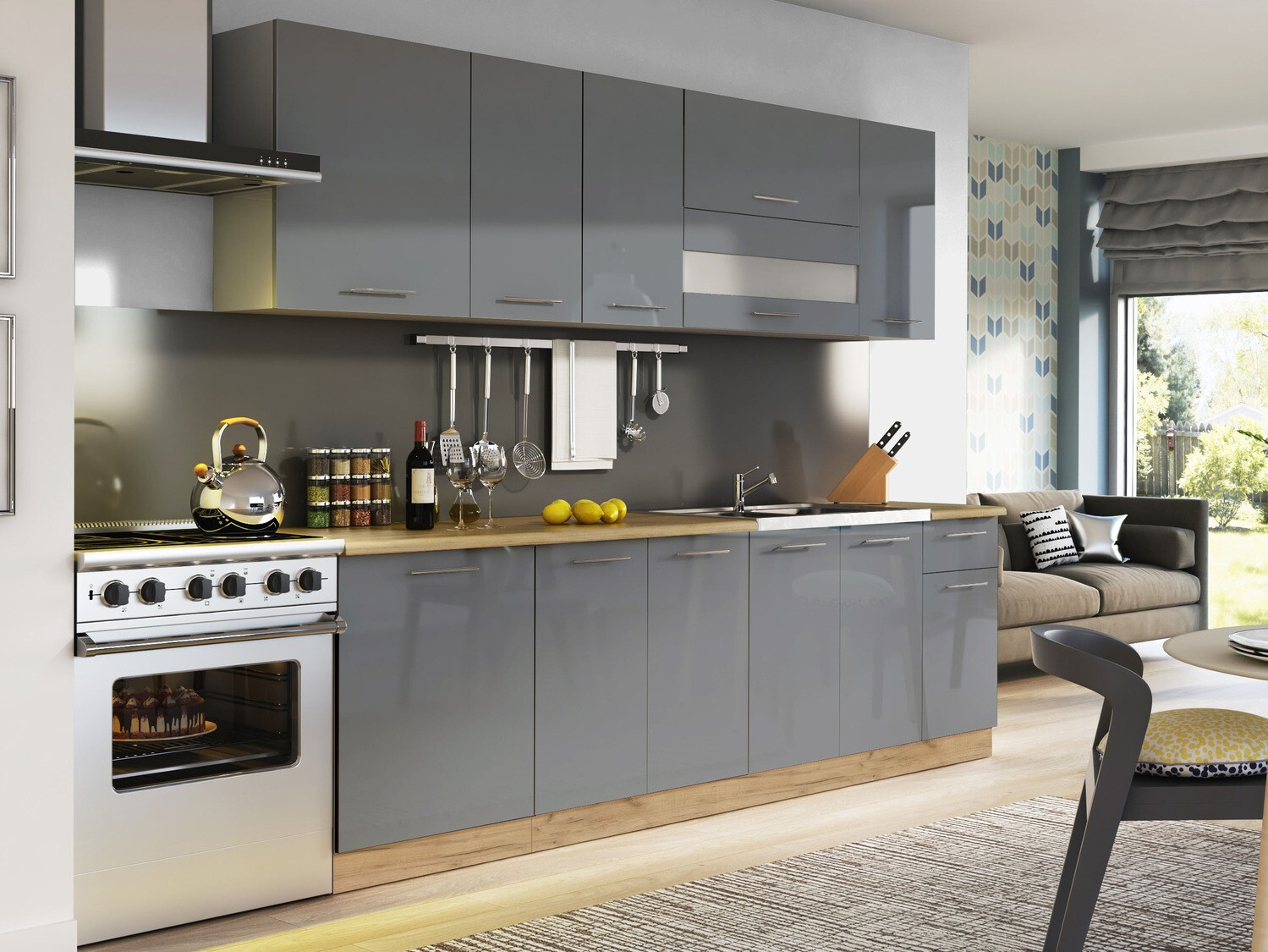 Vrata mašine za pranje posuđa Tiffa Grey 124