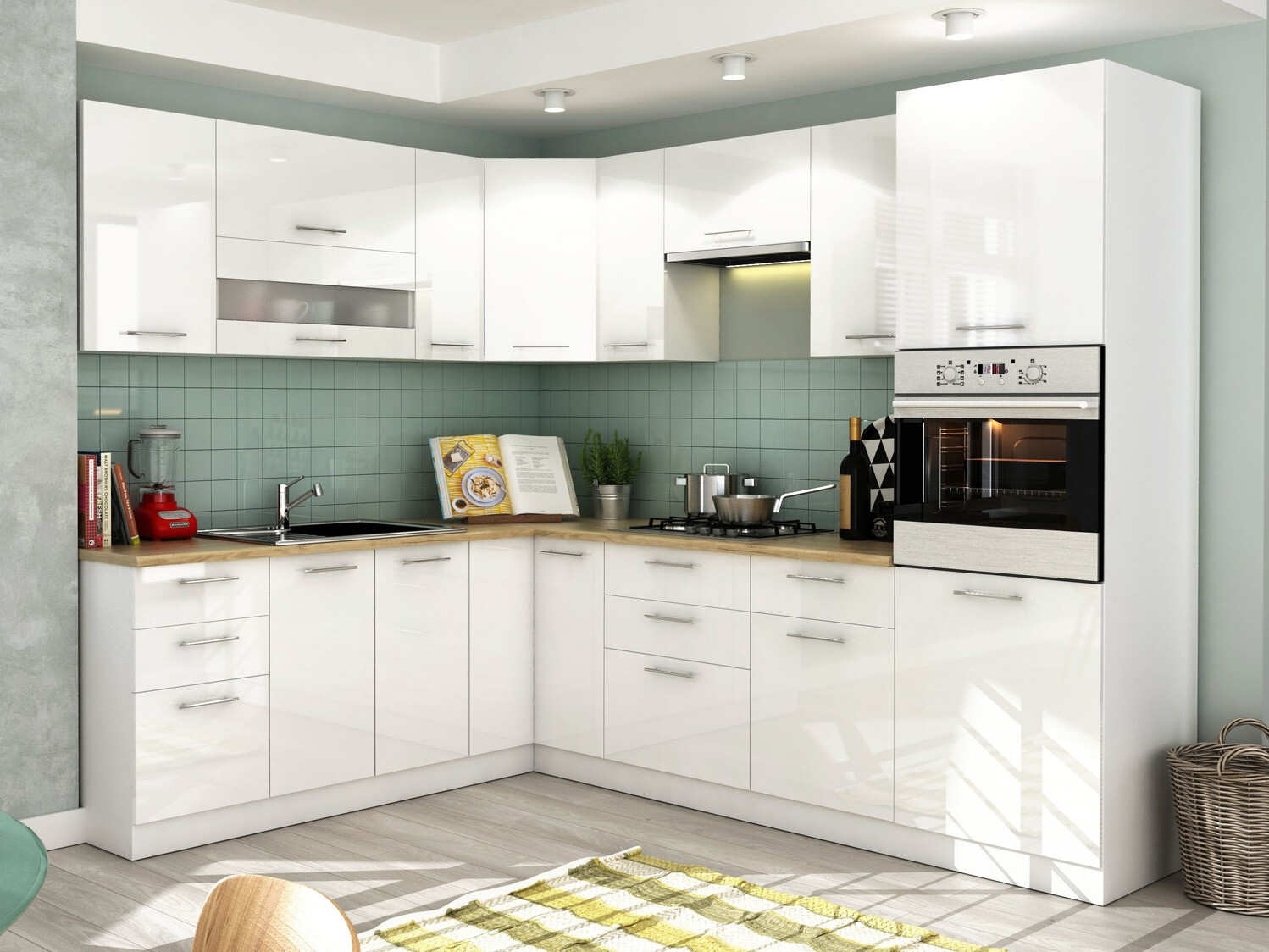 Modularni ormar sa vratima Tiffa White 139