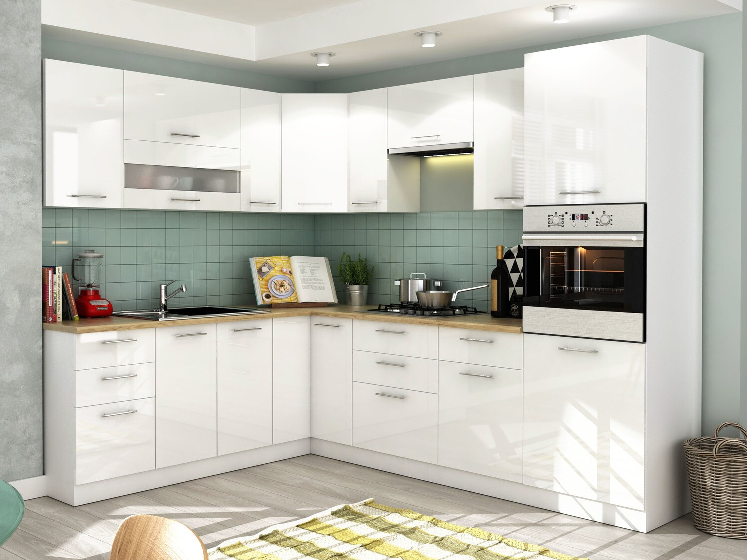 Modularni ormarić sa fiokama Tiffa White 142