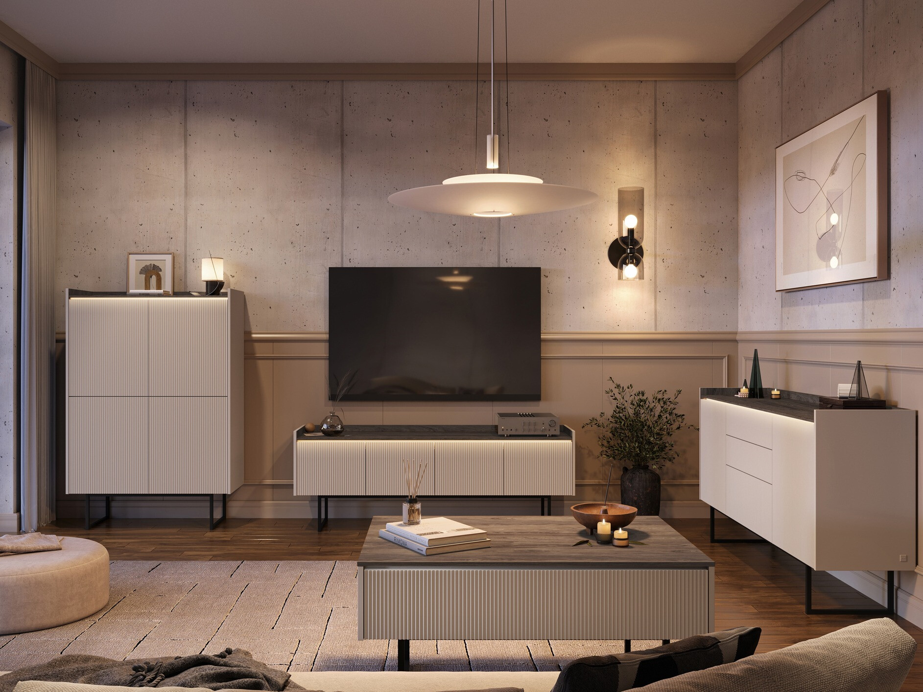 TV komoda Elbtei 104