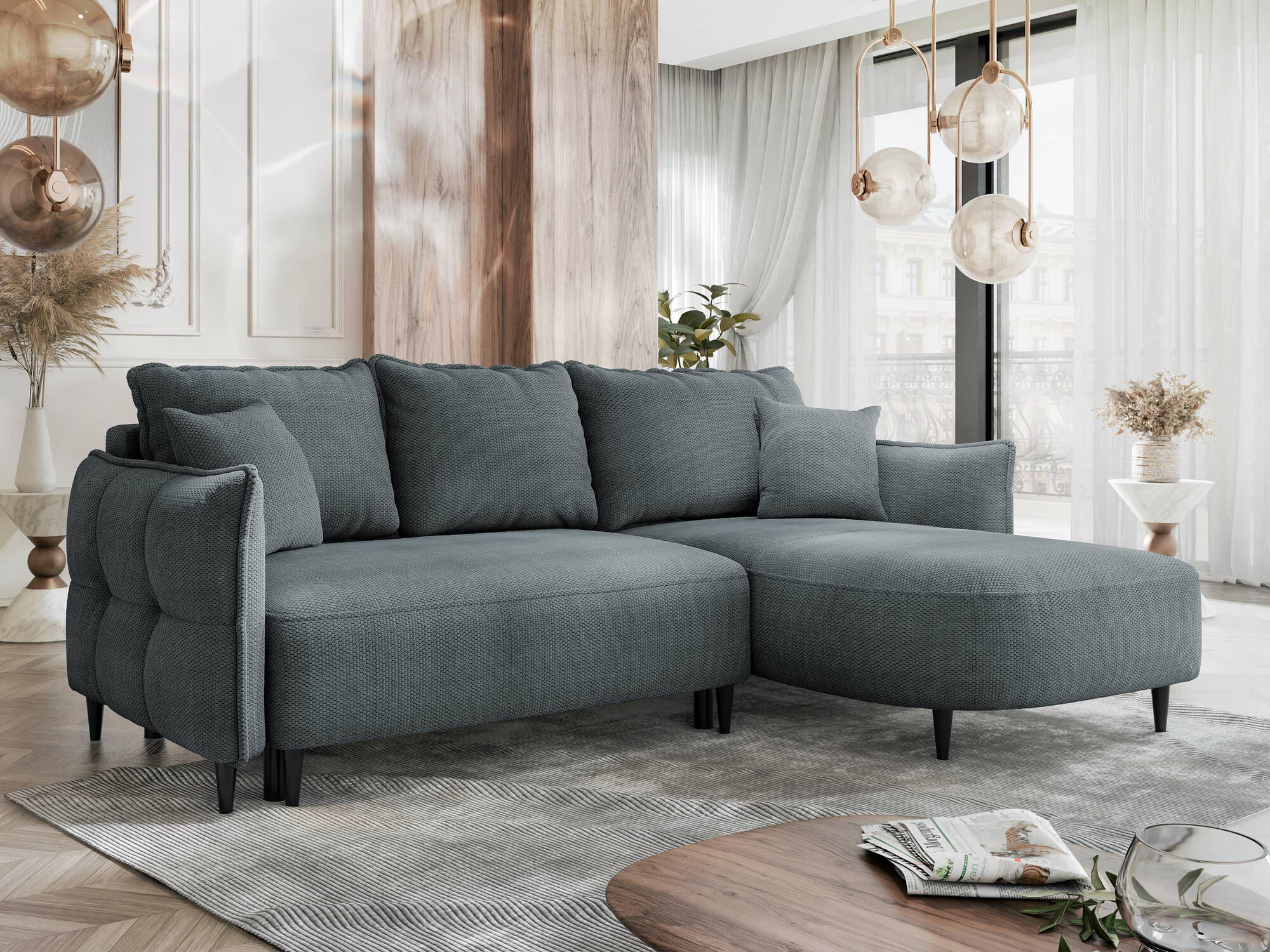 Ugaona sofa TrendyNest 101 (Onega 07)