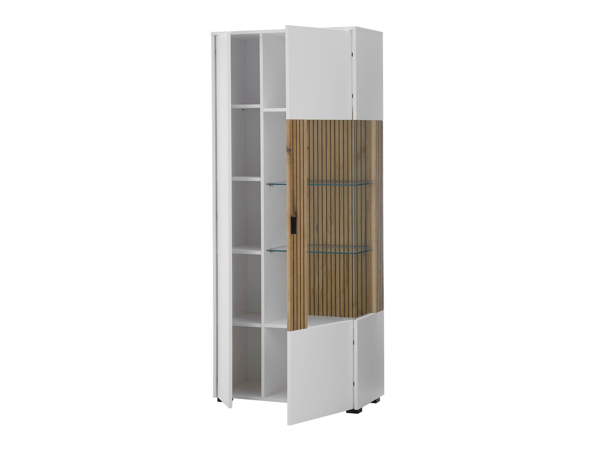 Polica Belmelu 103 (Belo + Hrast)