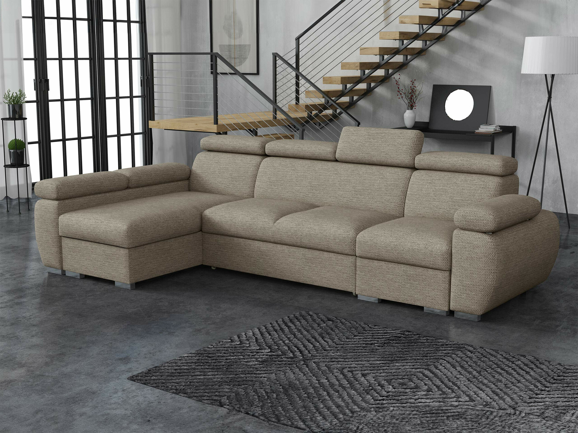 Ugaona sofa Columbus 227 (Aragon 20)