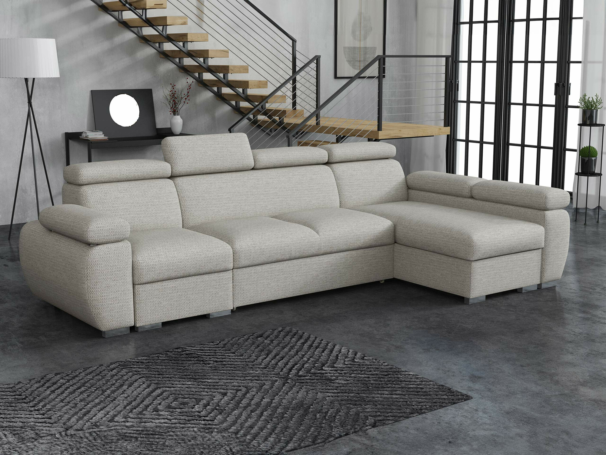 Ugaona sofa Columbus 227 (Aragon 80)