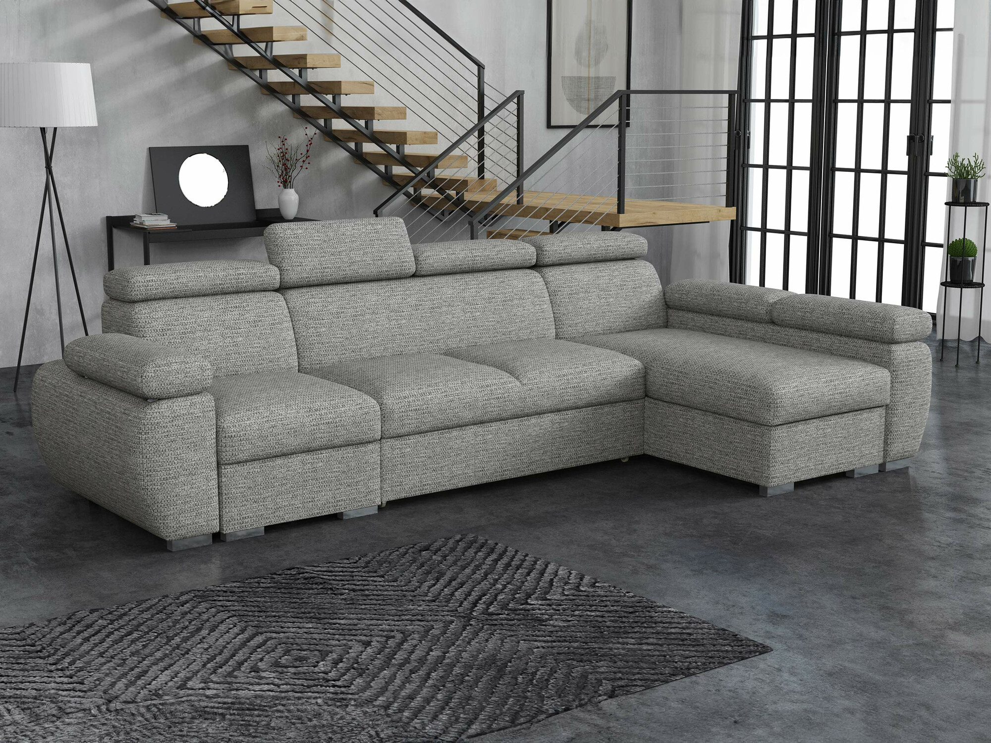Ugaona sofa Columbus 227 (Aragon 90)