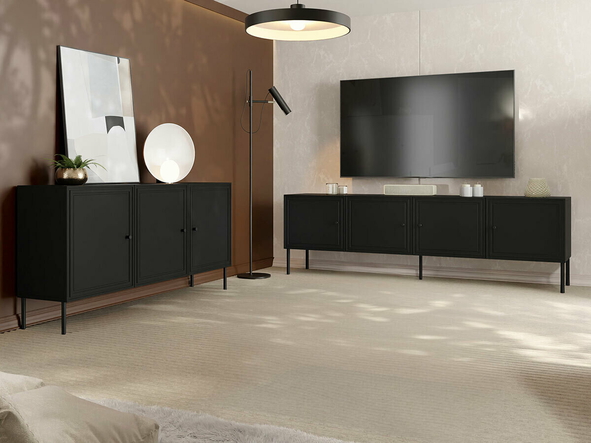 Set za dnevnu sobu Monciru 107 (Crno)