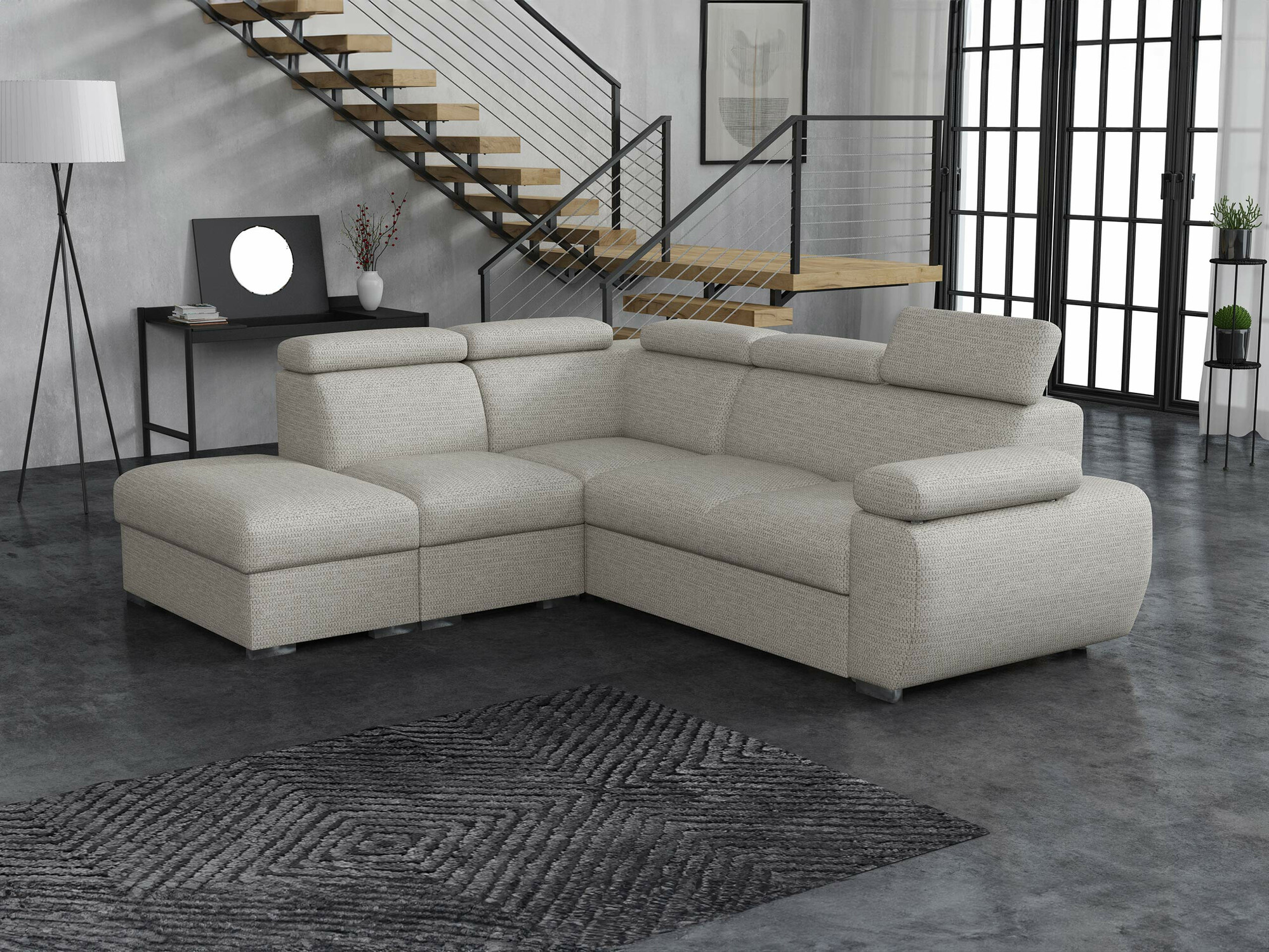 Ugaona sofa Columbus 228 (Aragon 80)