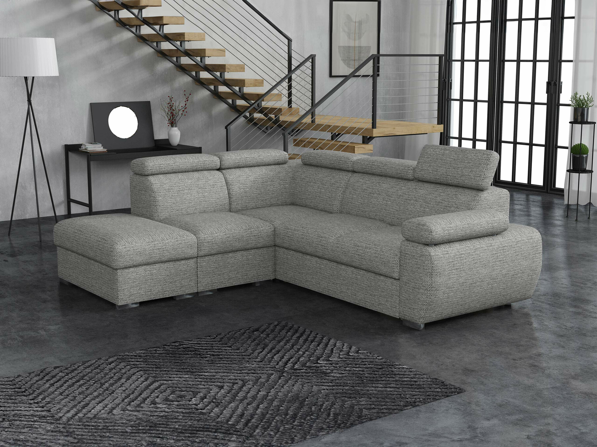 Ugaona sofa Columbus 228 (Aragon 90)