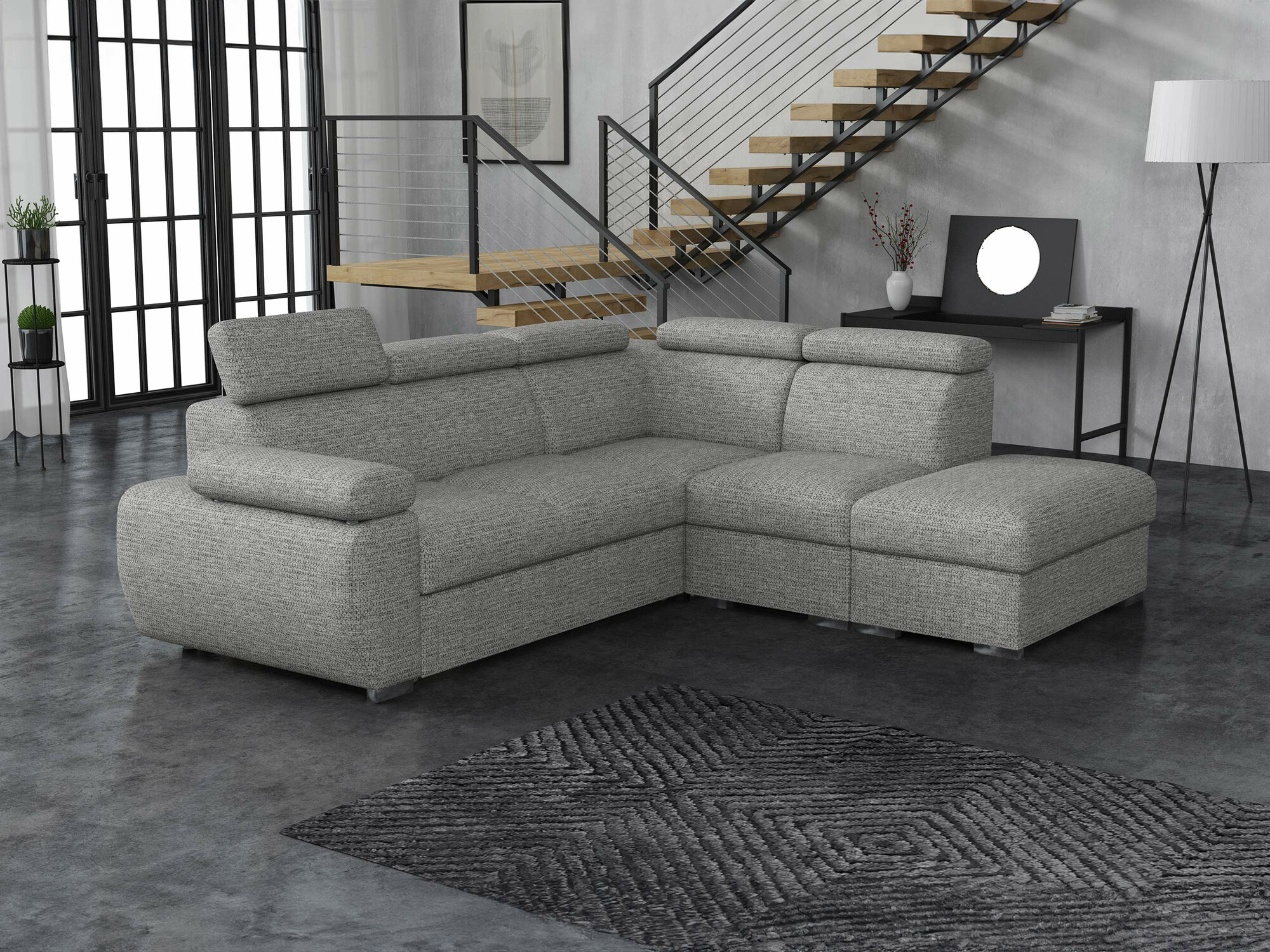 Ugaona sofa Columbus 228 (Aragon 90)