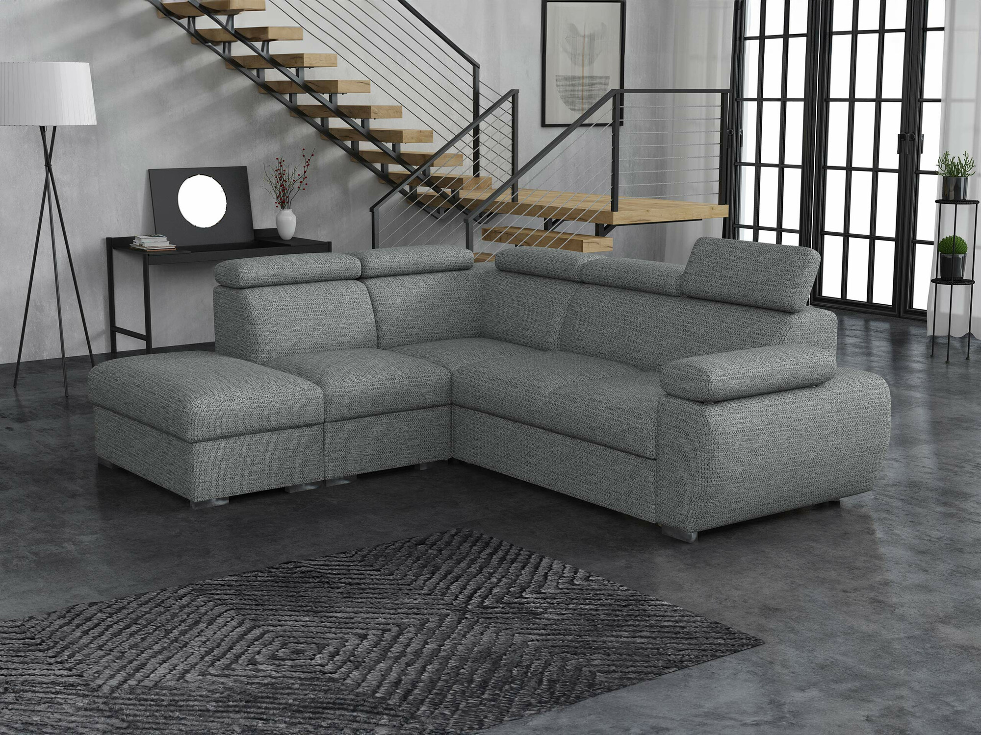 Ugaona sofa Columbus 228 (Aragon 93)