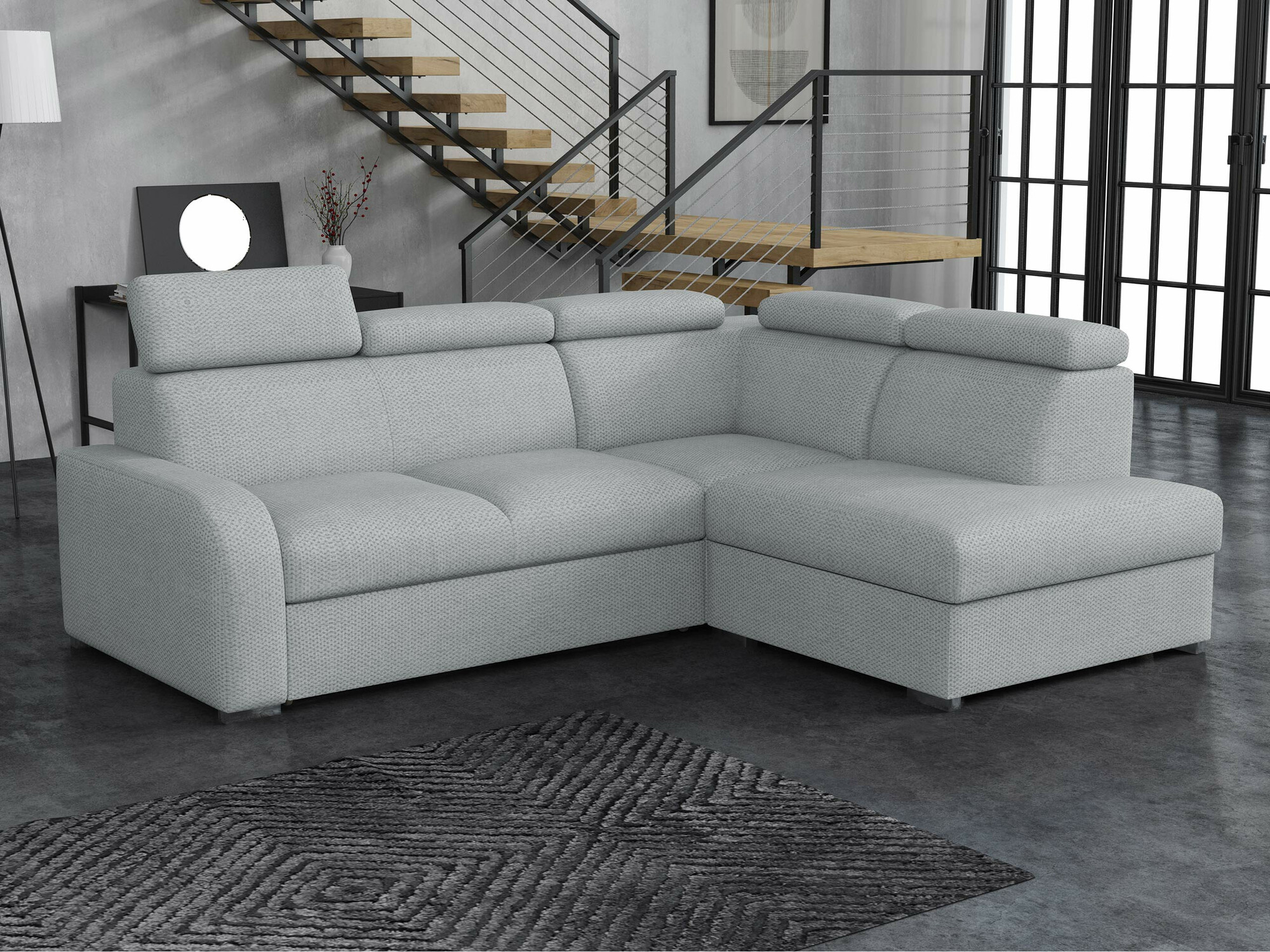 Ugaona sofa Etrcala 108 (Crown 17)