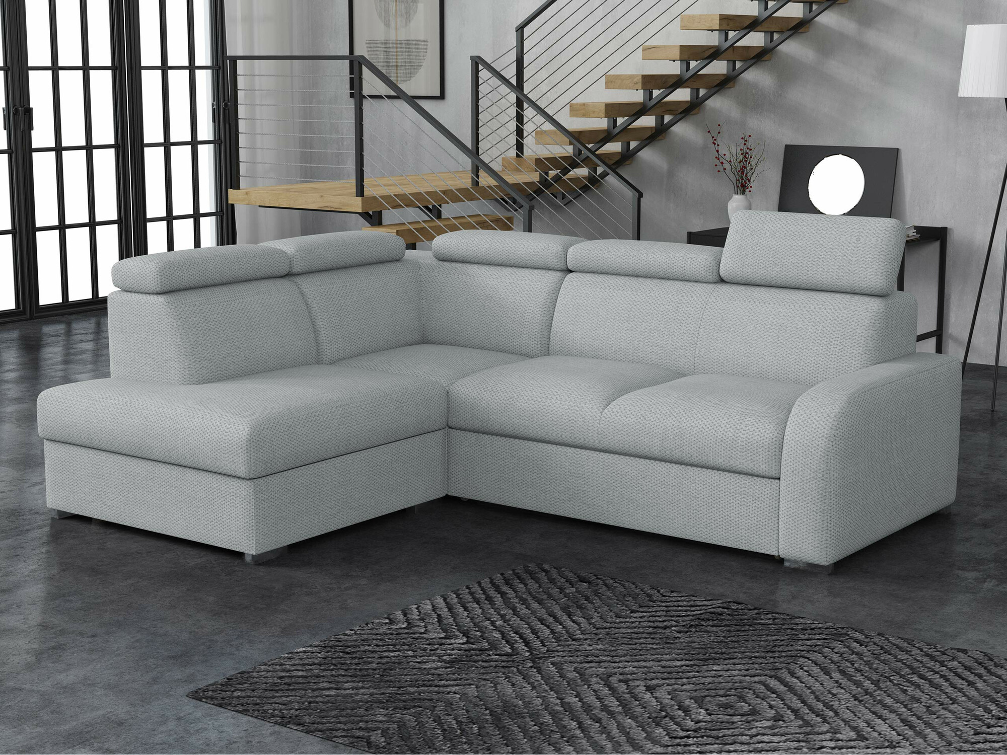 Ugaona sofa Etrcala 108 (Crown 17)