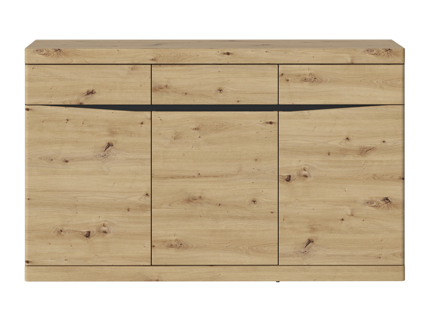 Komoda Venlori 123 (Antricit (ugalj) + Zanatski hrast)