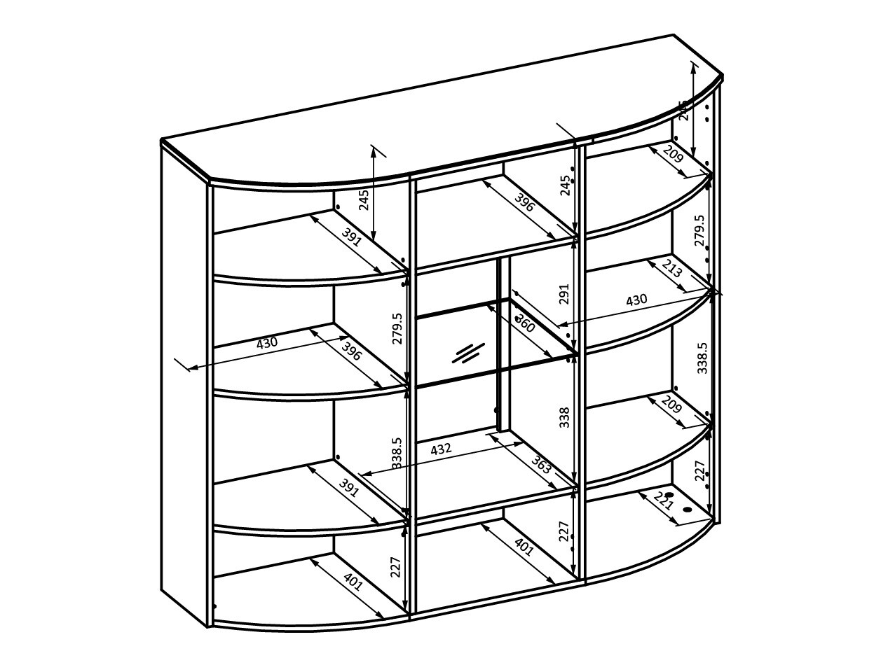 Ormarić Tenelmo 108