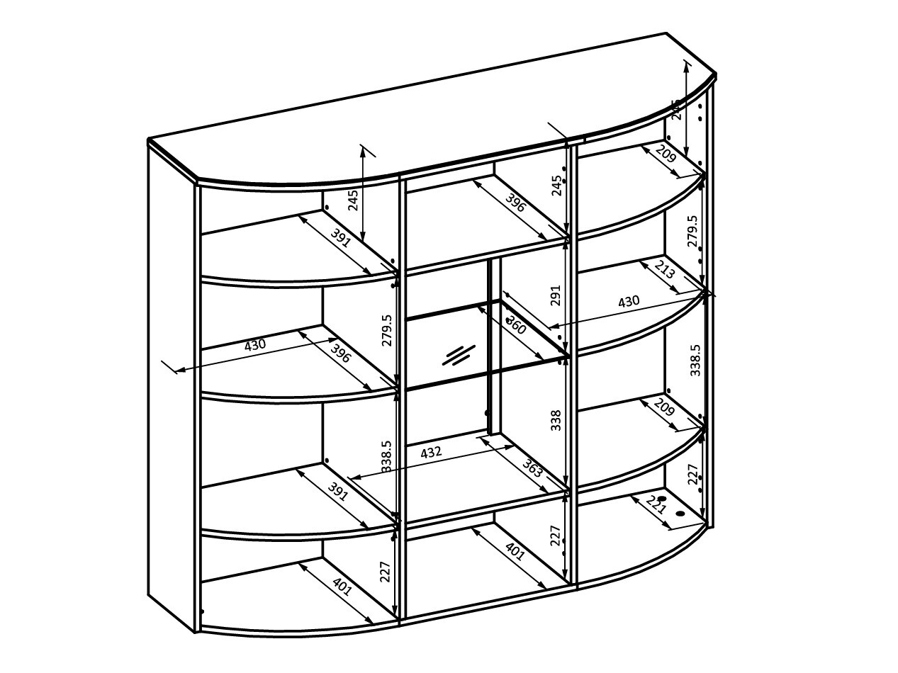Ormarić Tenelmo 108