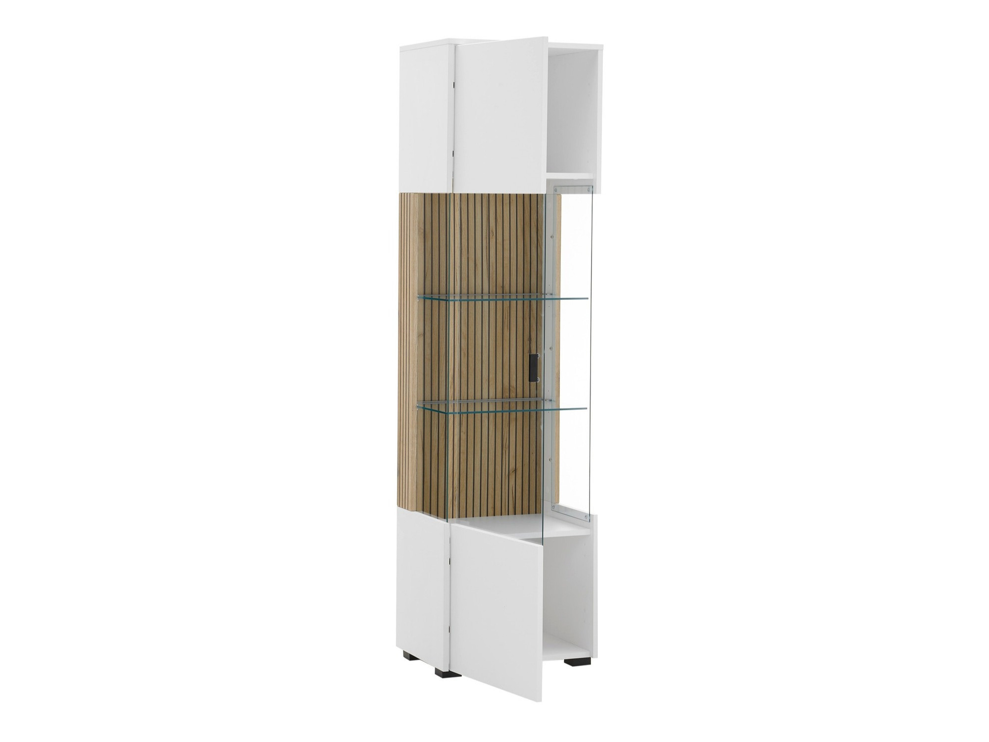 Polica Belmelu 104 (Belo + Hrast)