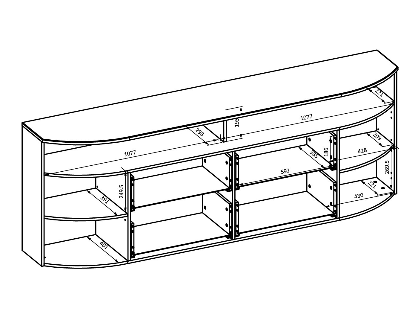 TV komoda Tenelmo 113
