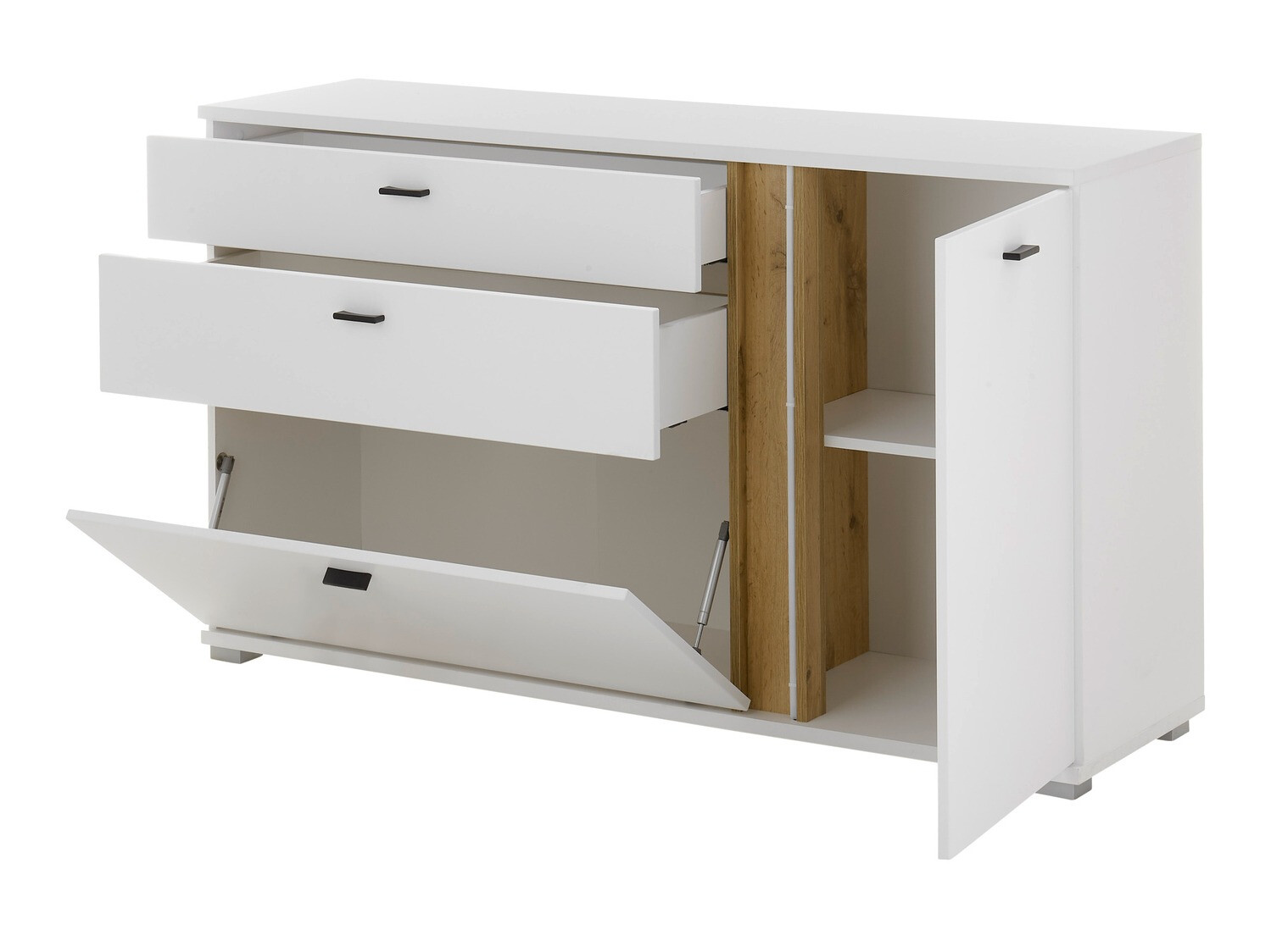 Komoda Avimavi 106 (Belo + Hrast Votan)