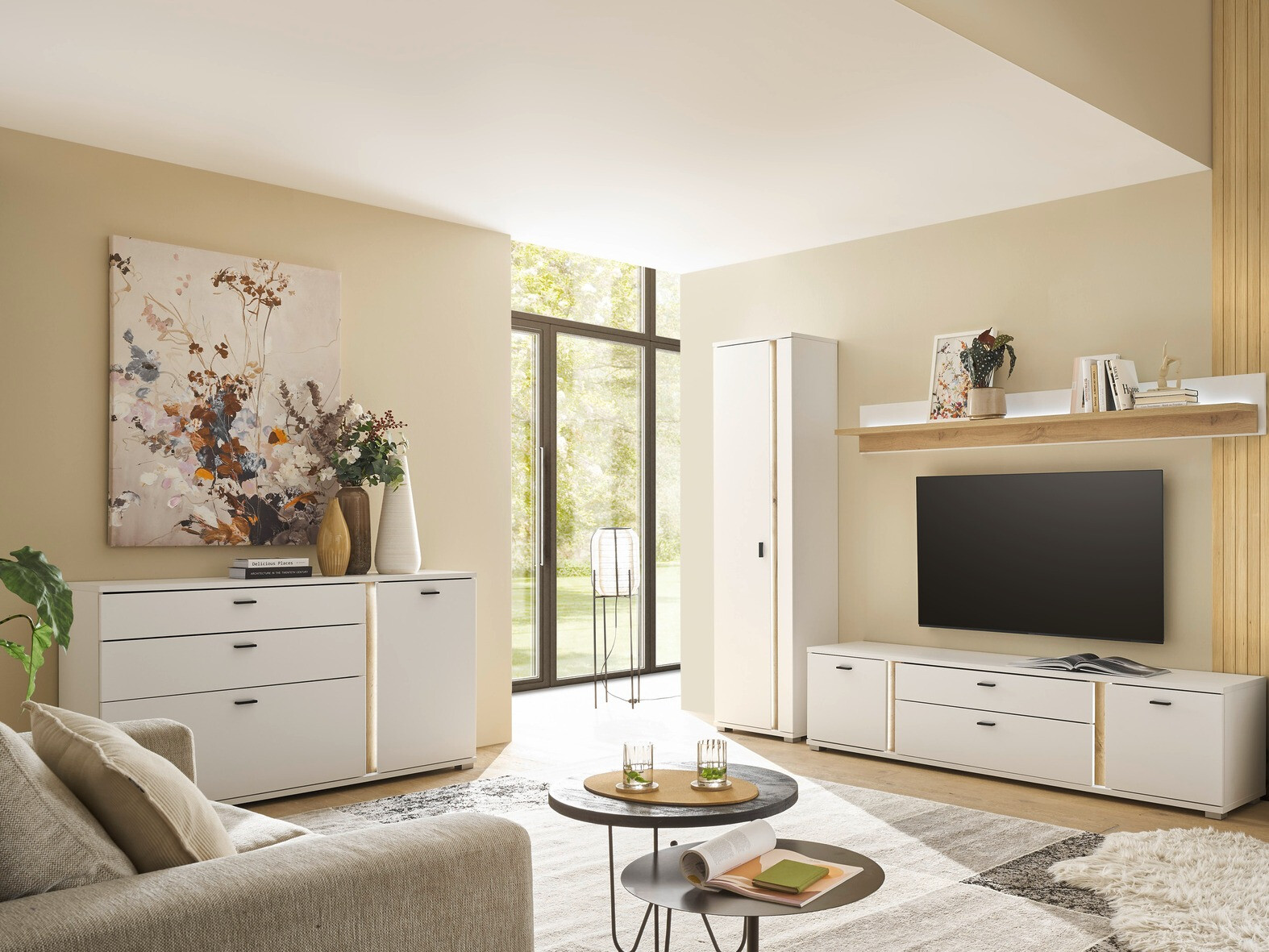 Komoda Avimavi 106 (Belo + Hrast Votan)