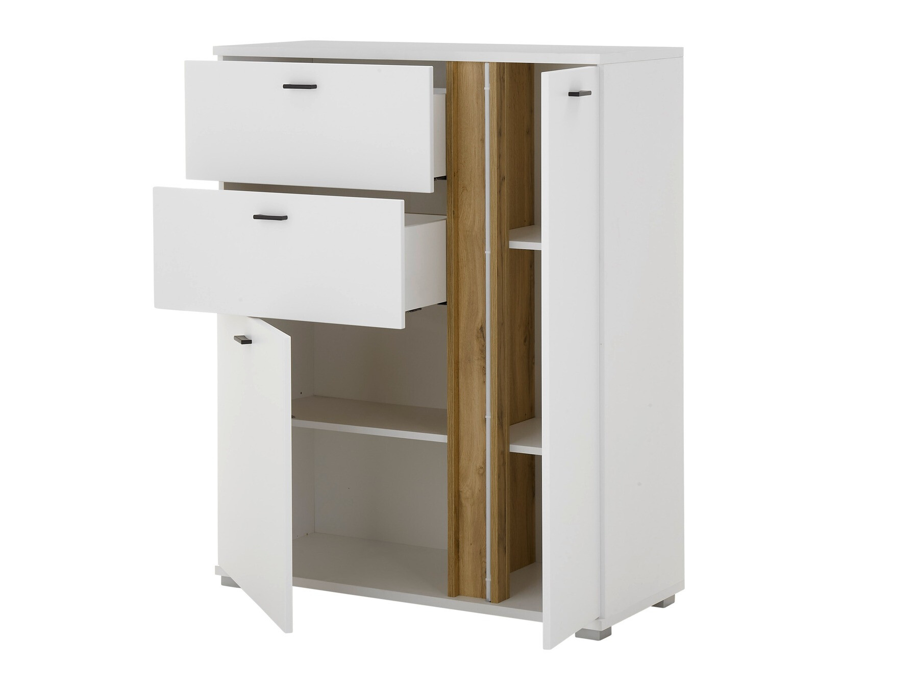 Komoda Avimavi 108 (Belo + Hrast Votan)