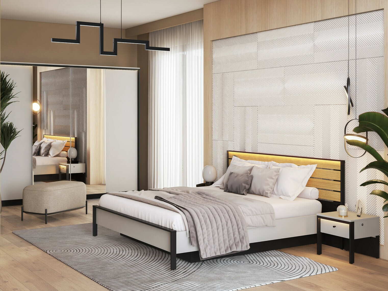 Noćni ormarić Almela 104