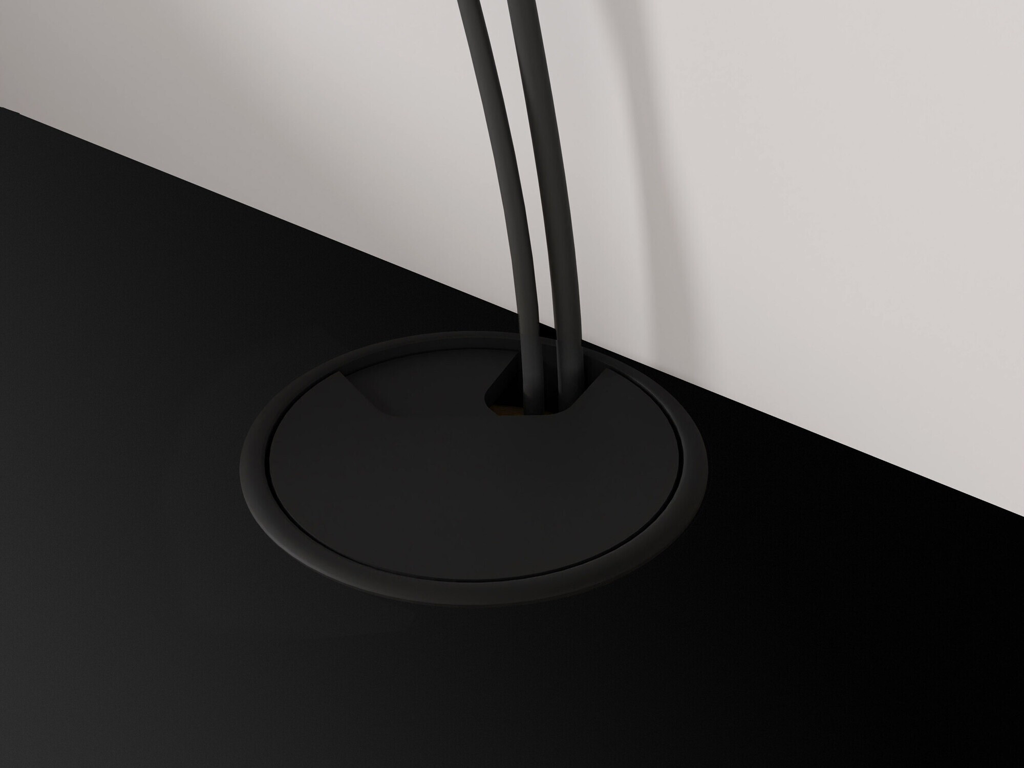 TV komoda Buffalo 176 (Mat crna + Artisan hrast)