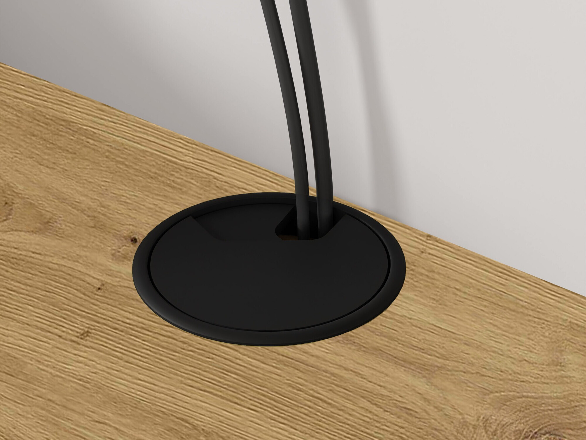 TV sto Buffalo 176 (Mat belo + Zanatski hrast)