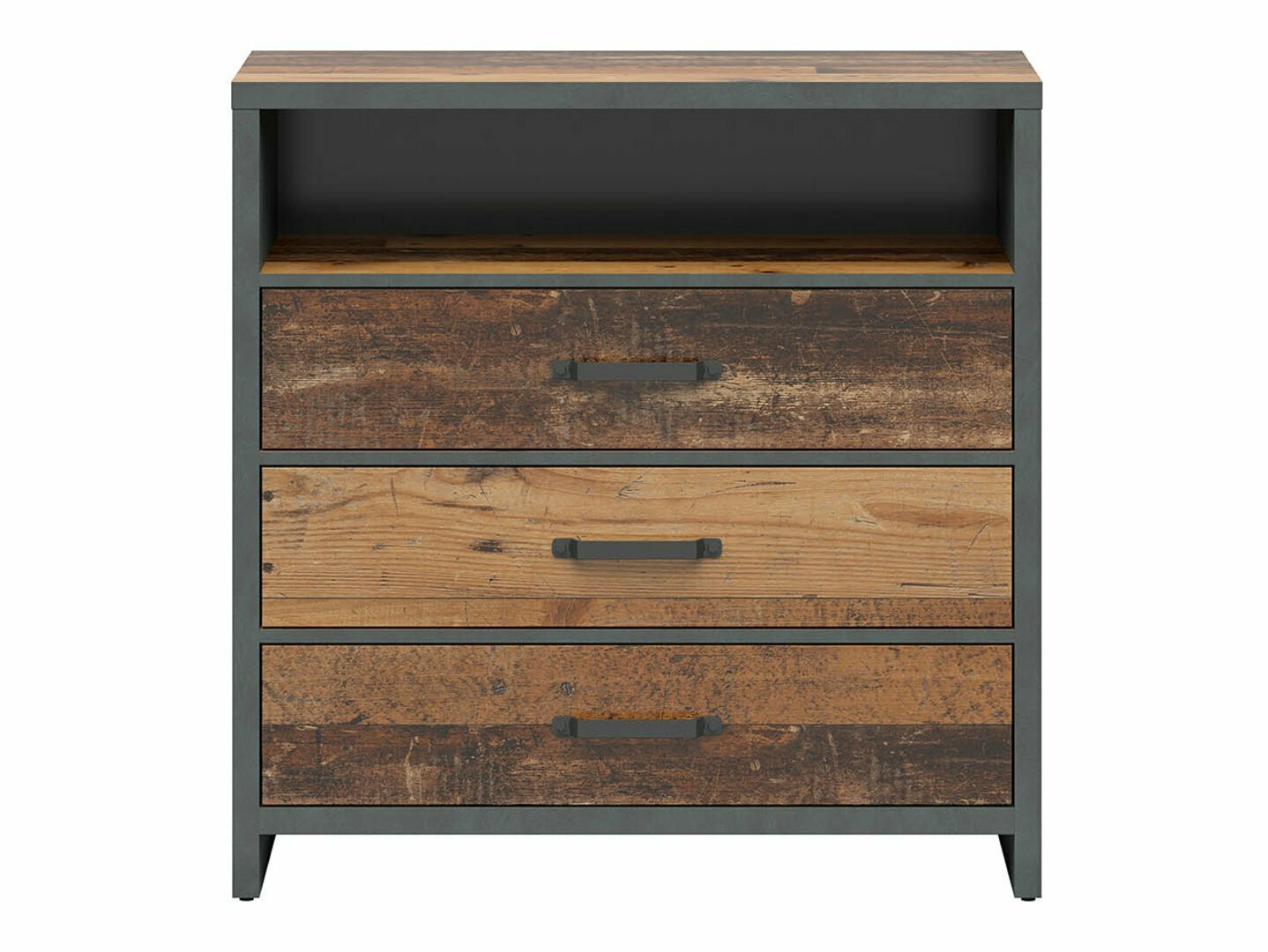 Komoda Belsera 102 (Braon + Matera siva)