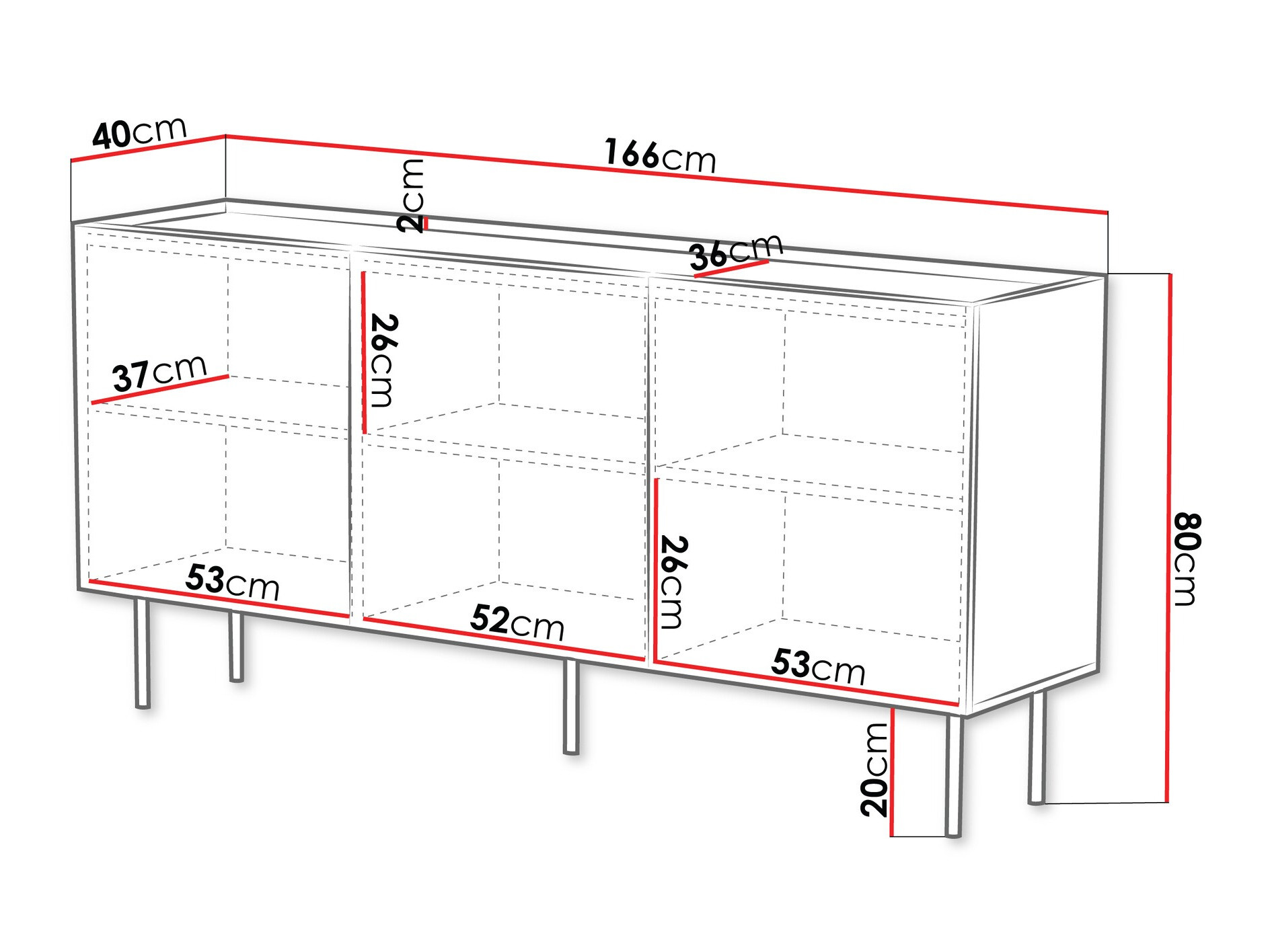 Ormarić Mortali 100 (Belo)