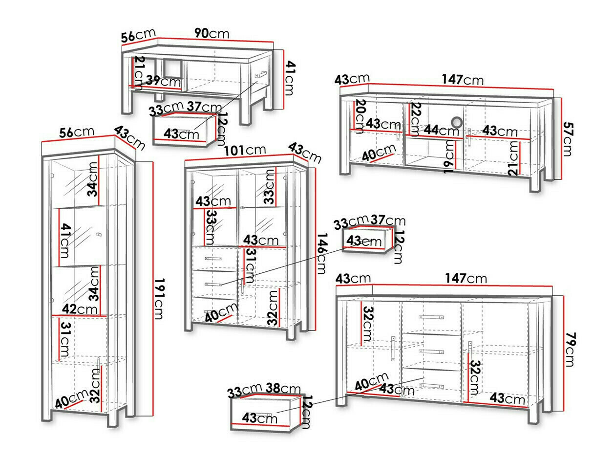 Set za dnevnu sobu Tornua 108