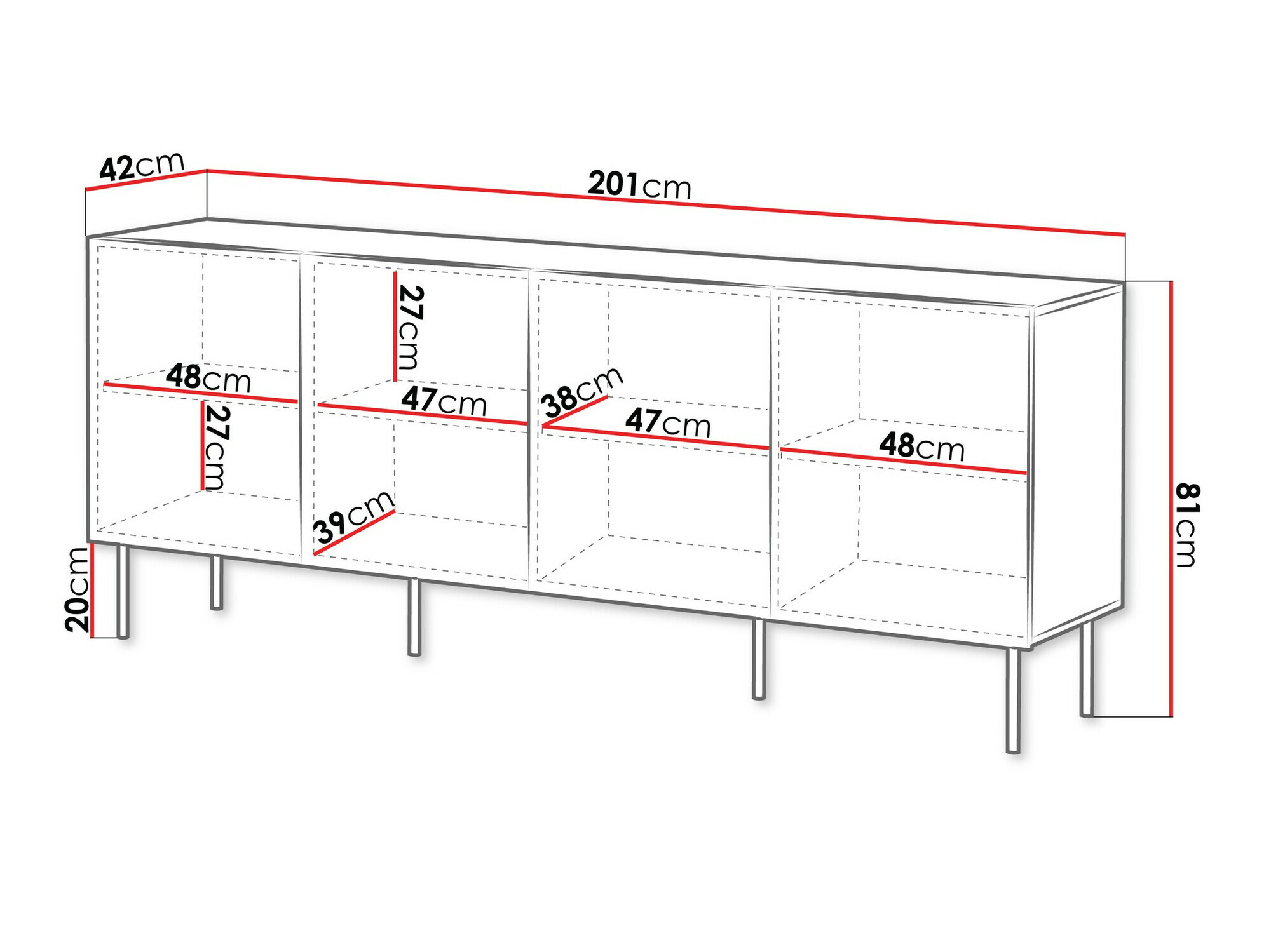 Ormarić Dortivu 101