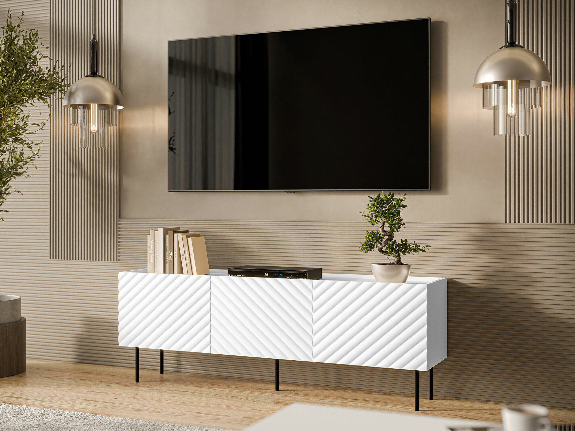 TV komoda Sillen (Belo)