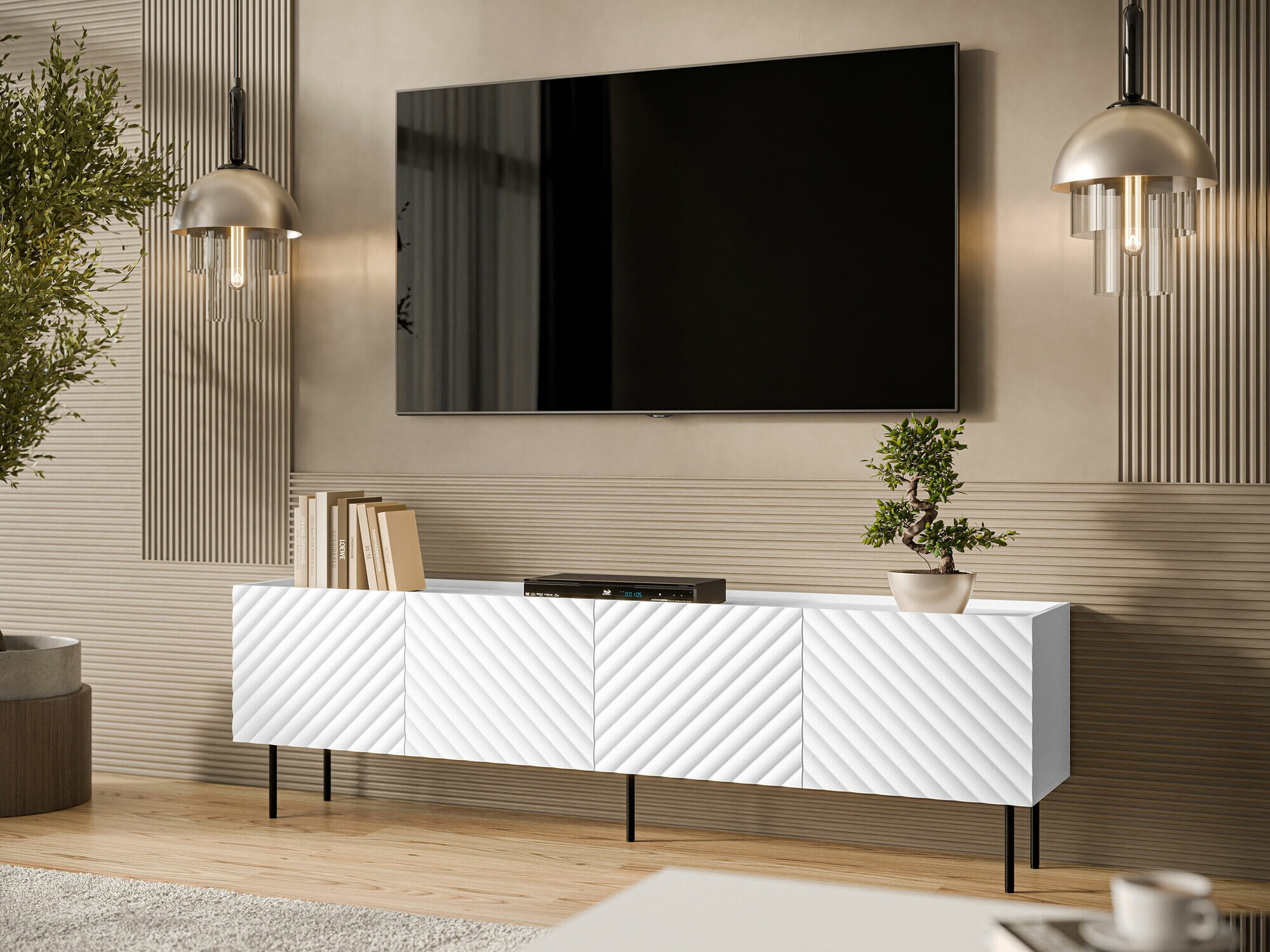 TV komoda Sillen I (Belo)