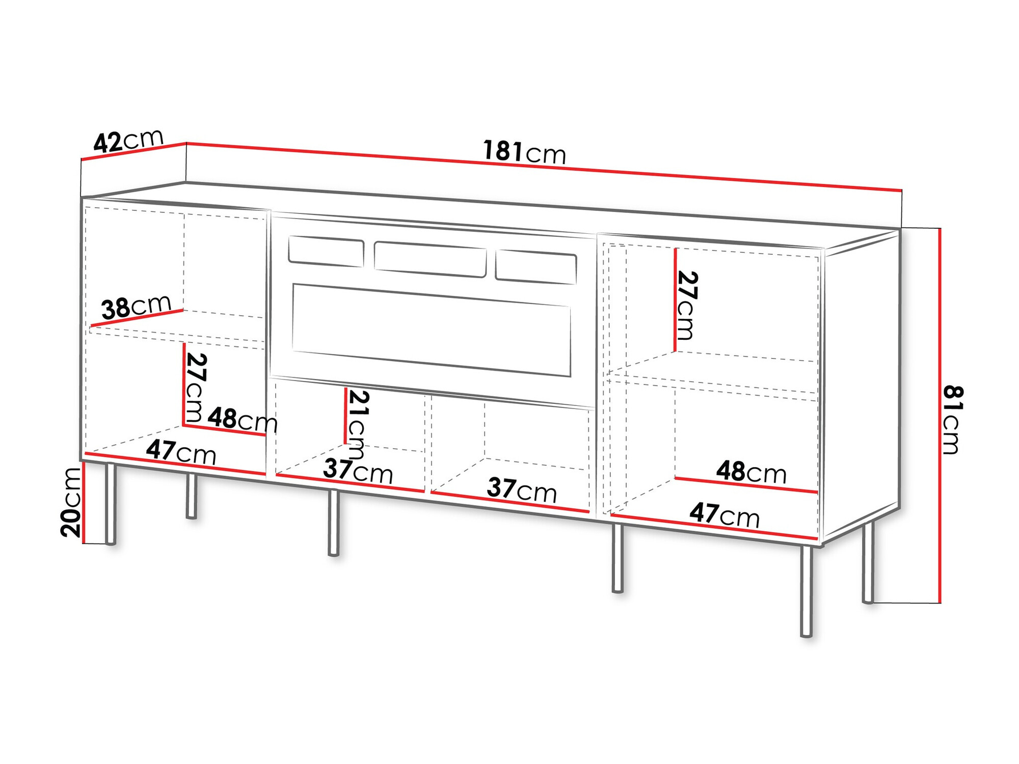 Ormarić Dortivu 105