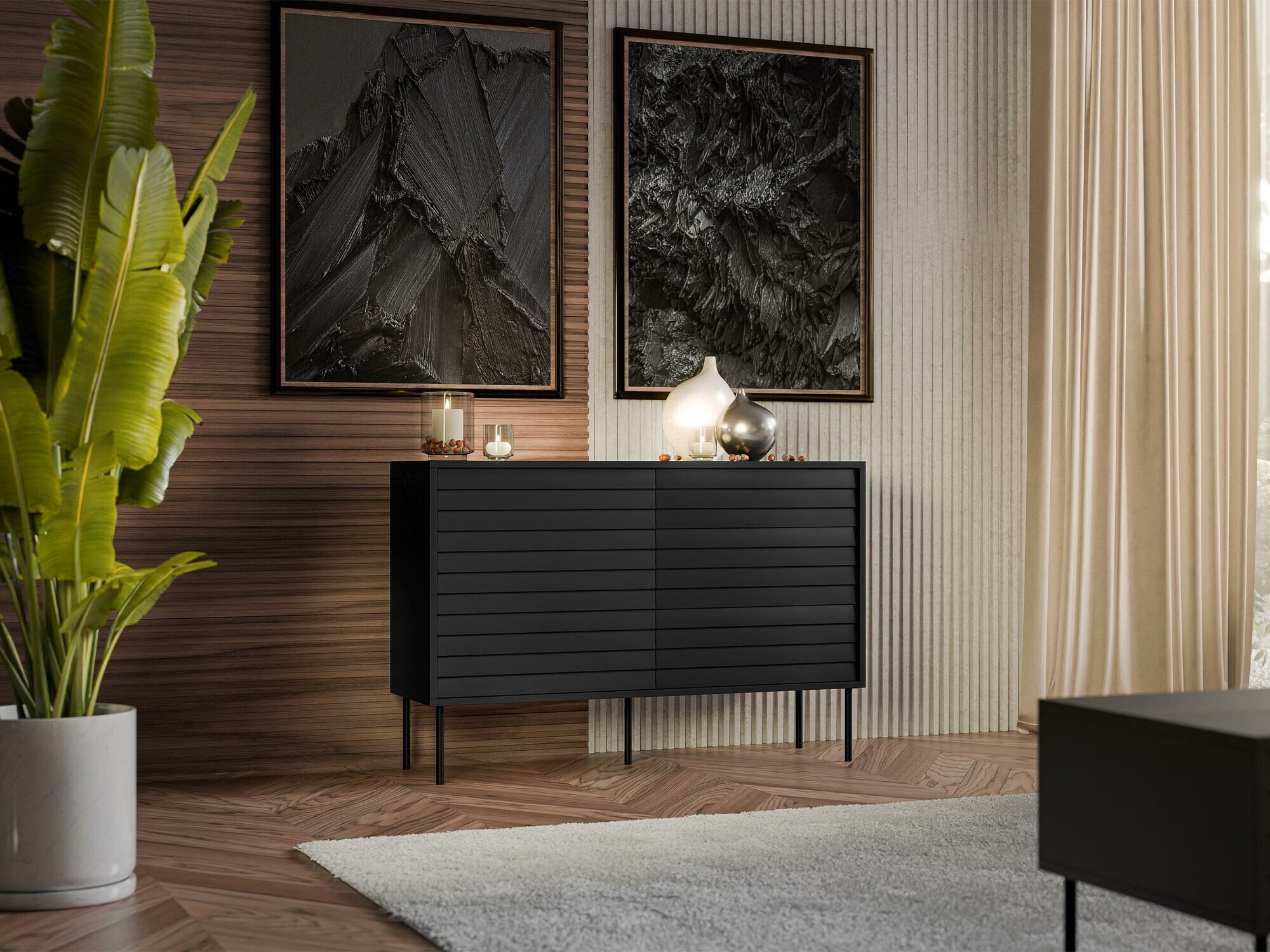 Komoda Flosoru 101 (Crno)