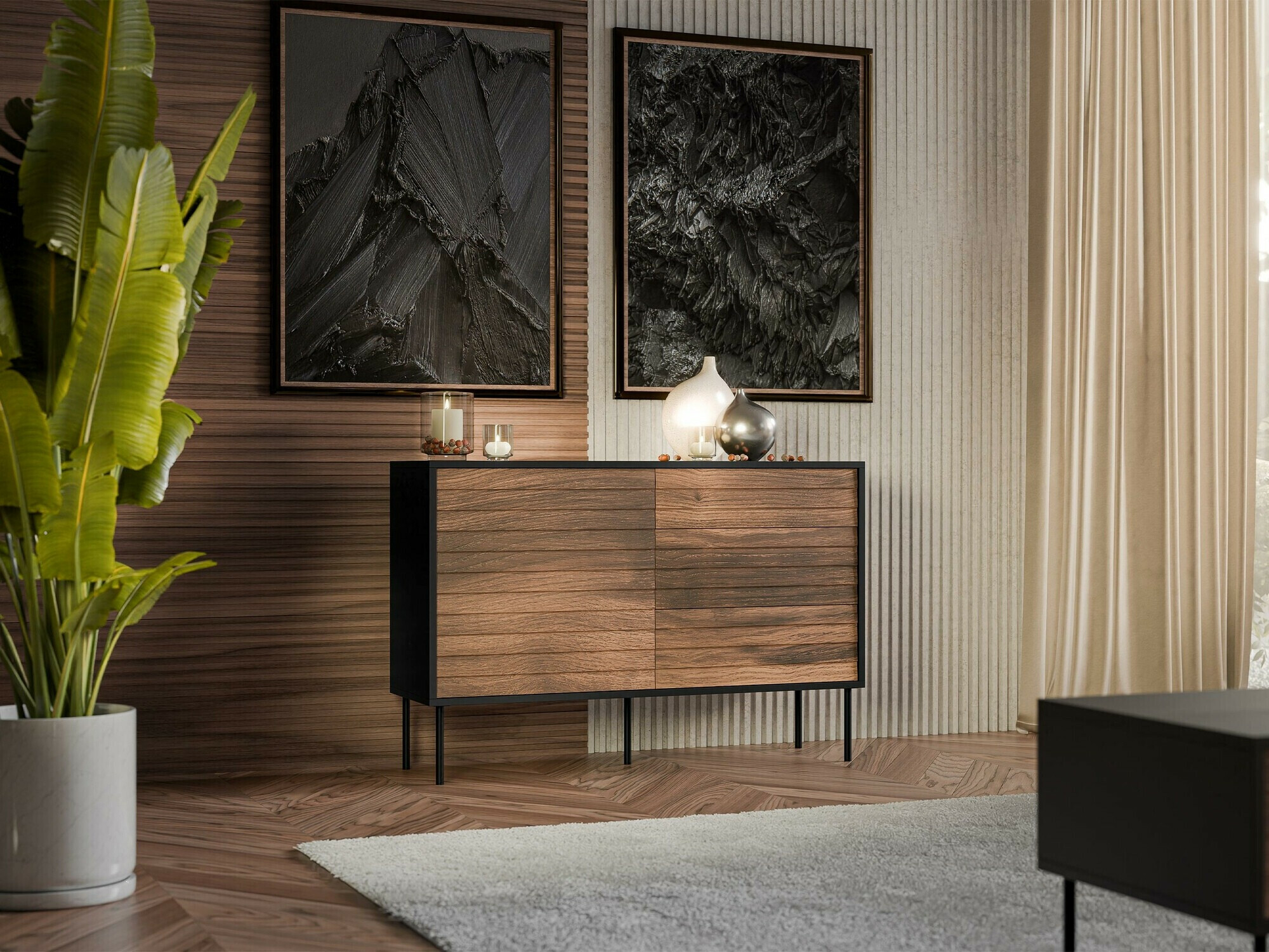 Komoda Flosoru 101 (Orah + Crno)