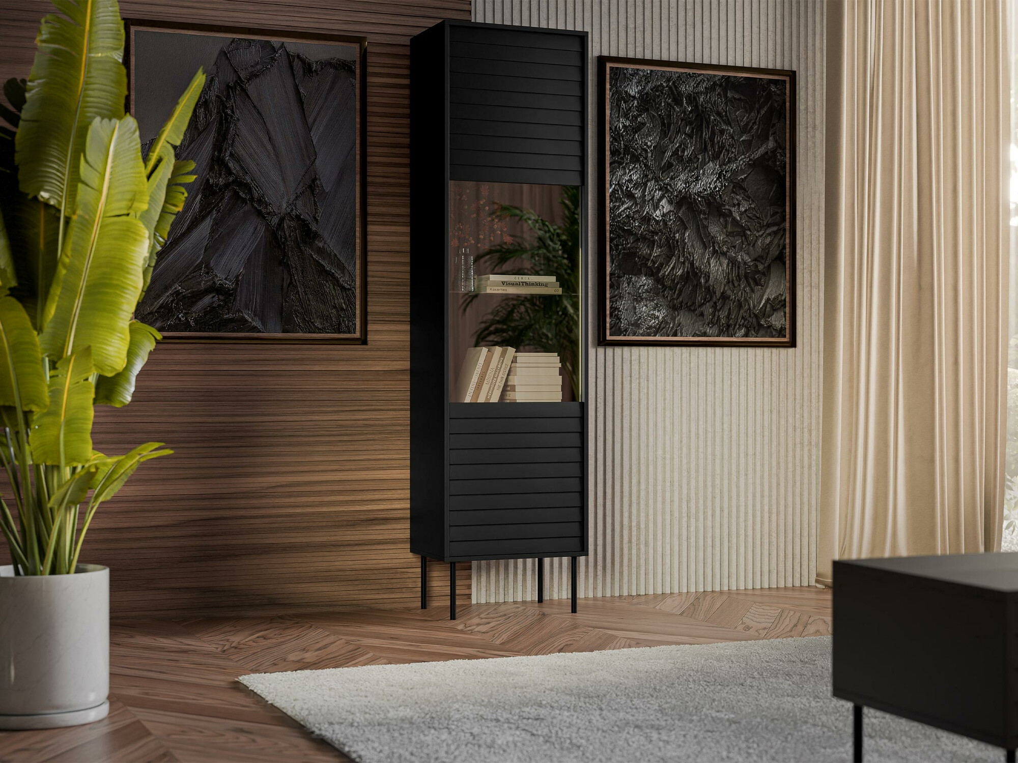 Polica Flosoru 107 (Crno)