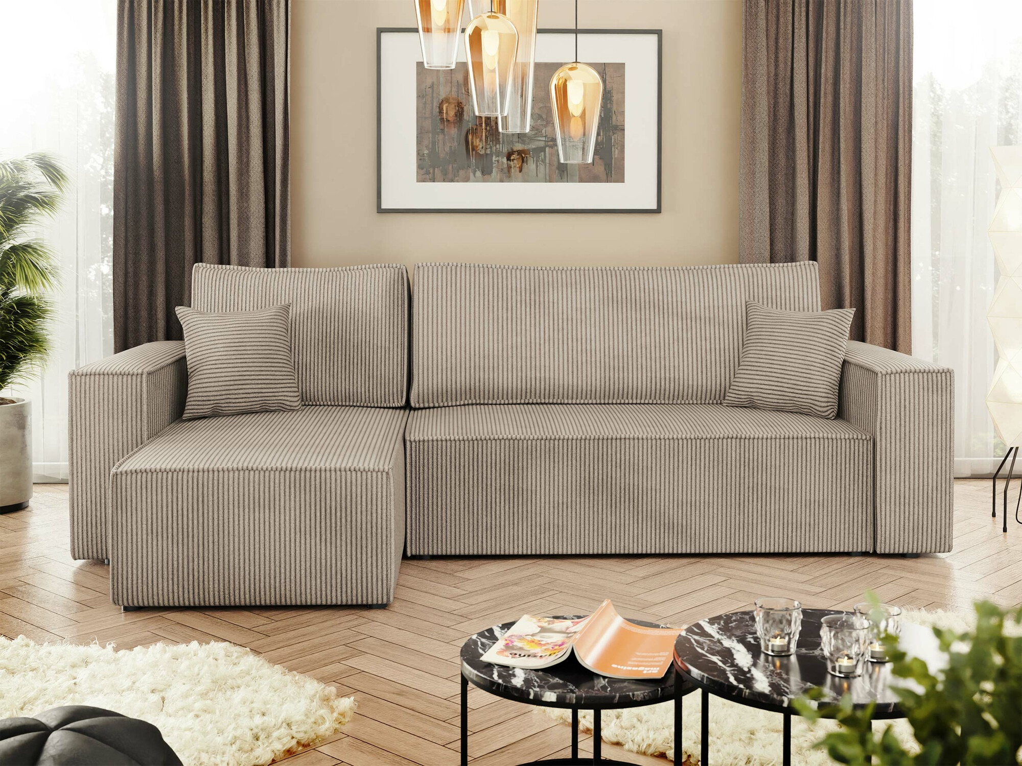 Ugaona sofa Shelton 100 (Poso 02)