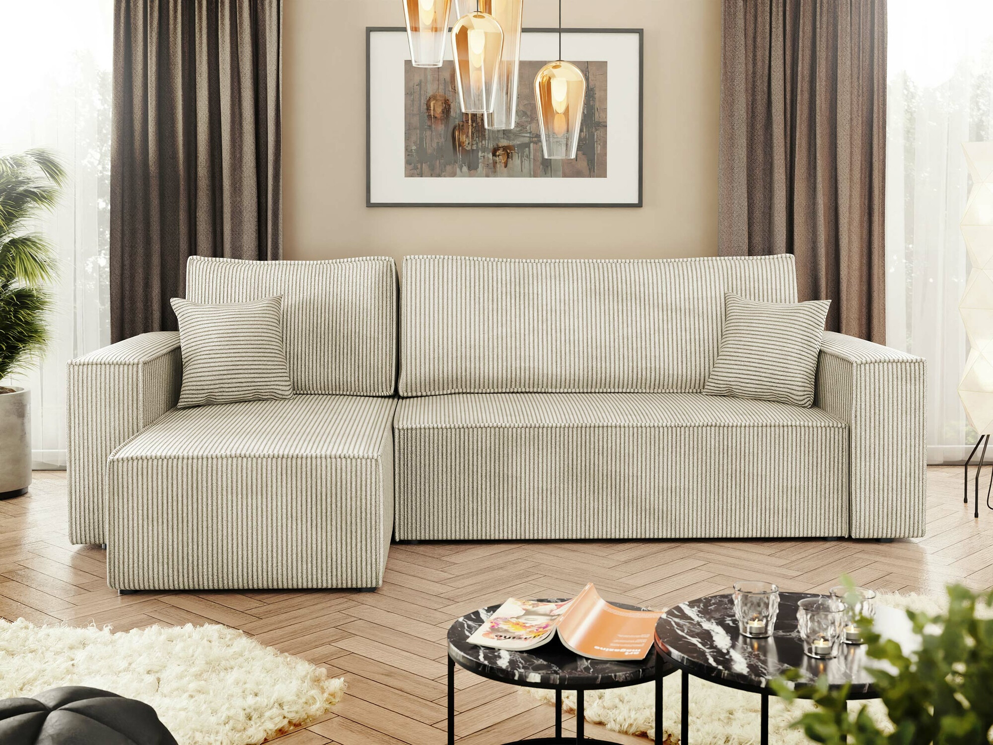 Ugaona sofa Shelton 100 (Poso 100)
