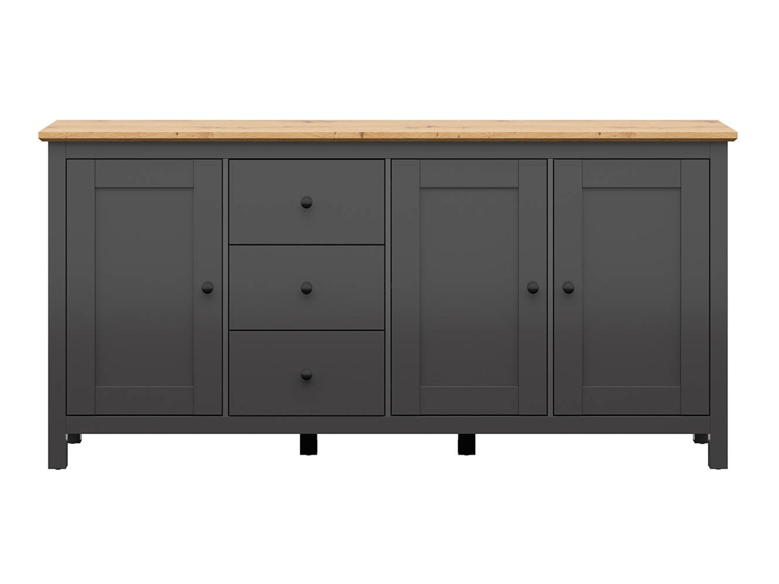 Komoda Sordoro 102 (Graphite + Zanatski hrast)