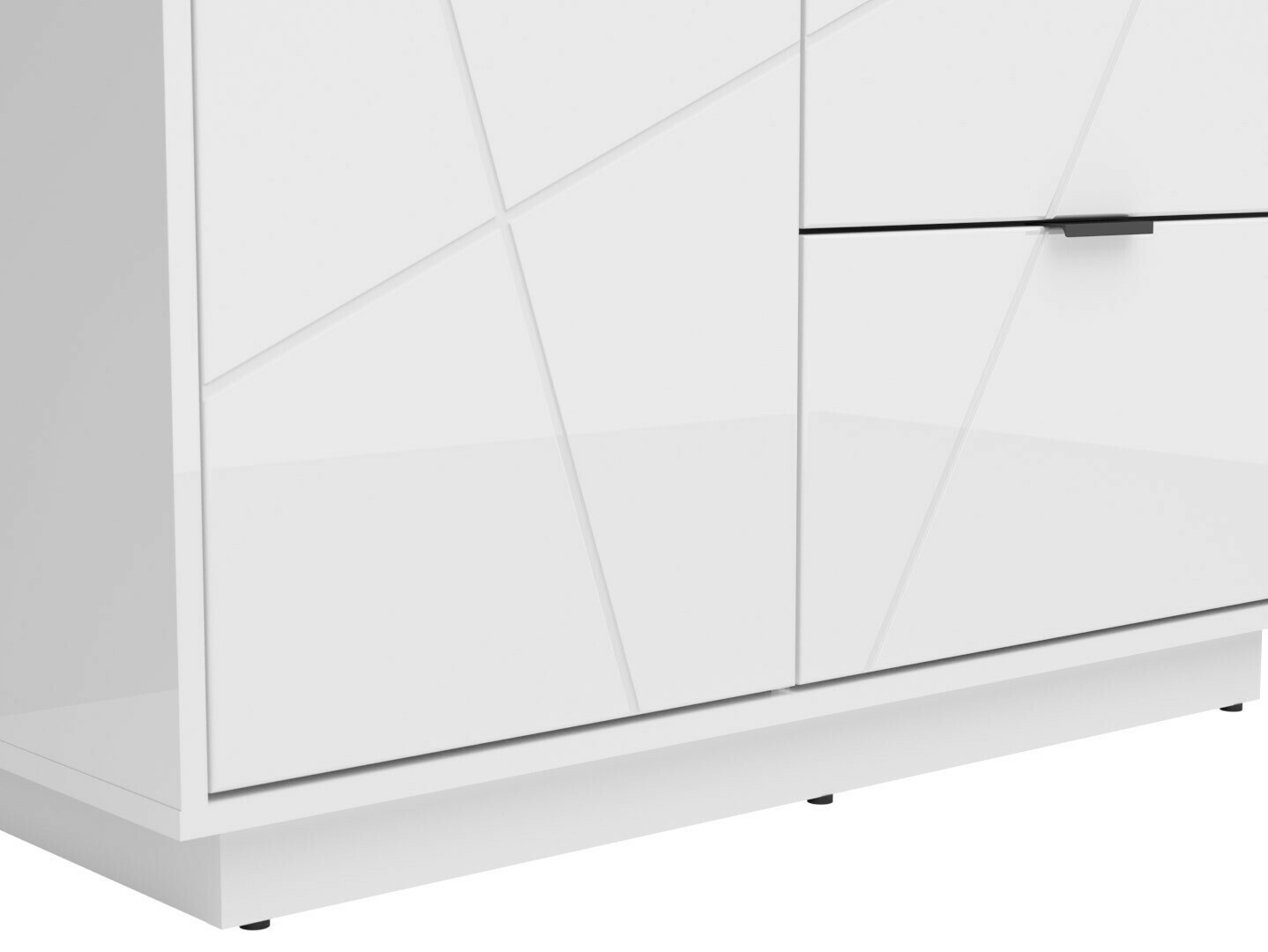 Ormar Fivale 105 (Sjajno belo + Belo)