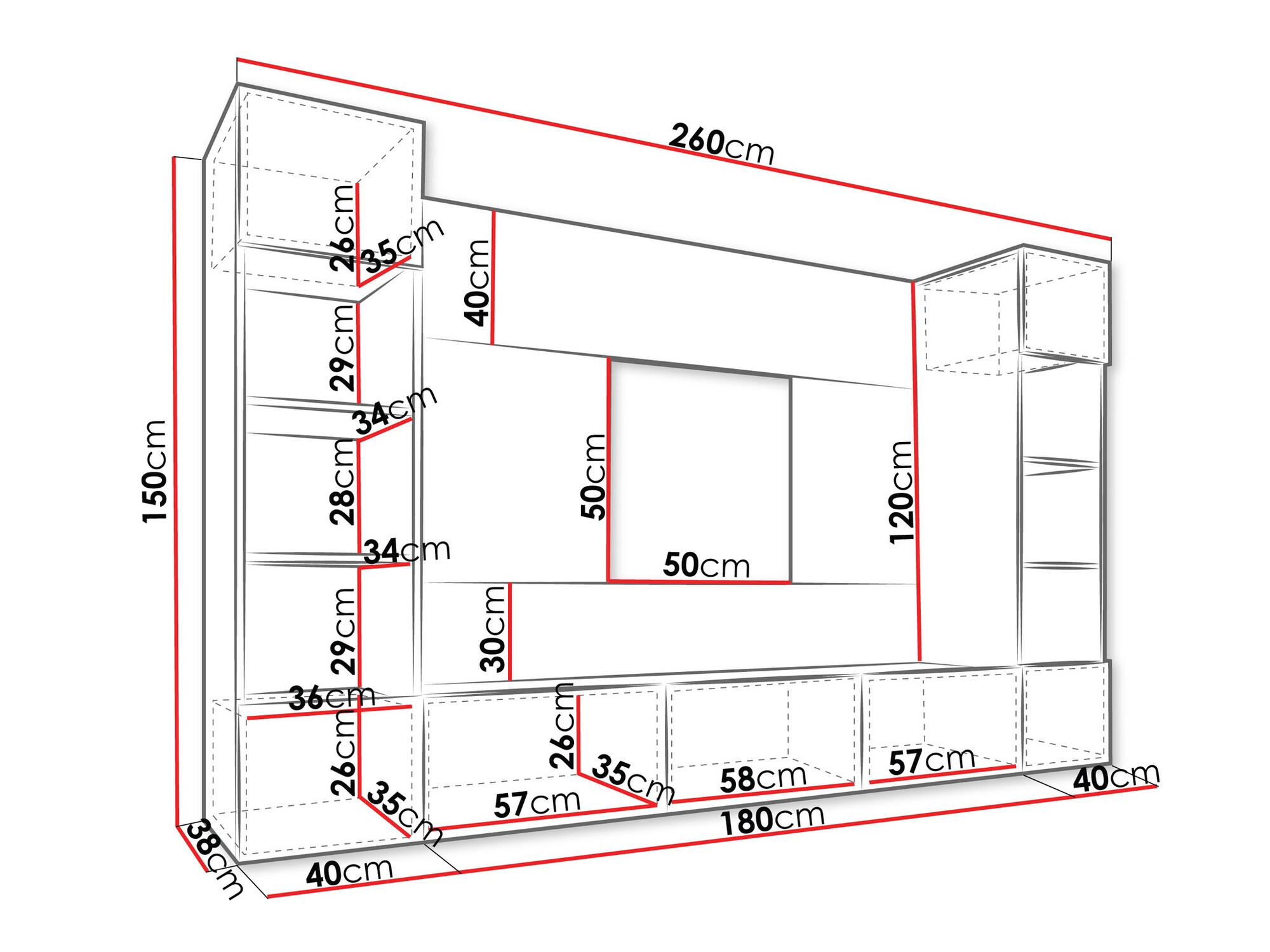 Set za dnevnu sobu Comfivo 368 (Belo + Beli mermer)