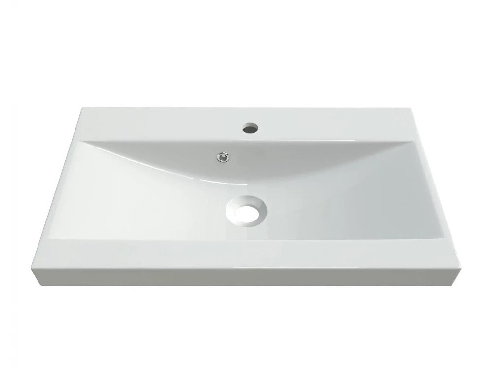 Set za kupatilo Sarasota 122 (Belo + Sjajno belo)