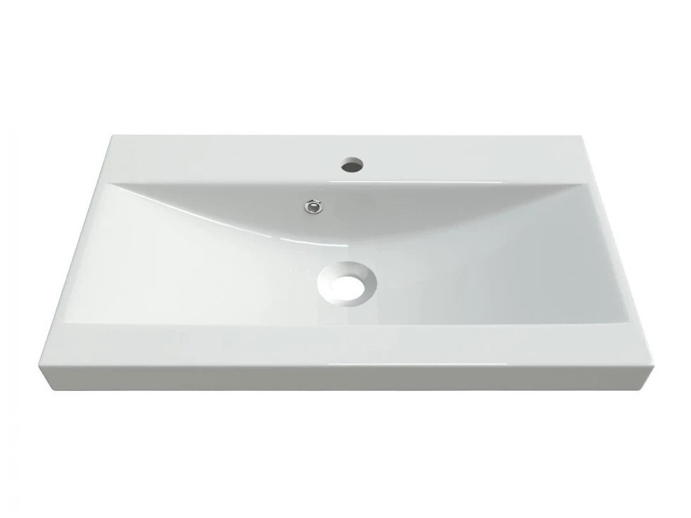 Set za kupatilo Sarasota 122 (Вотан храст + Sjajno belo)