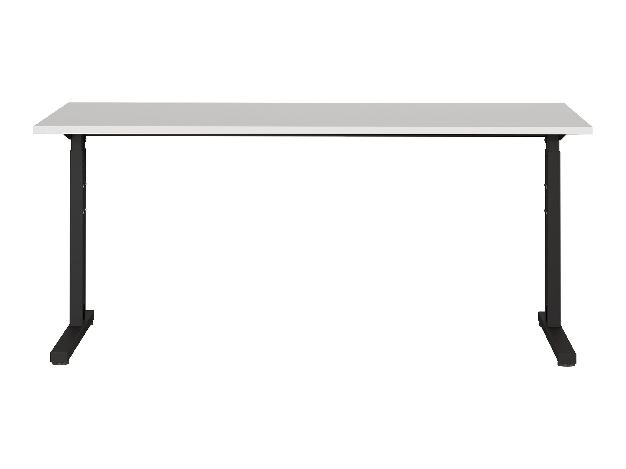 Kancelarijski sto Lartesi 106 (Svetloosiva + Crno)
