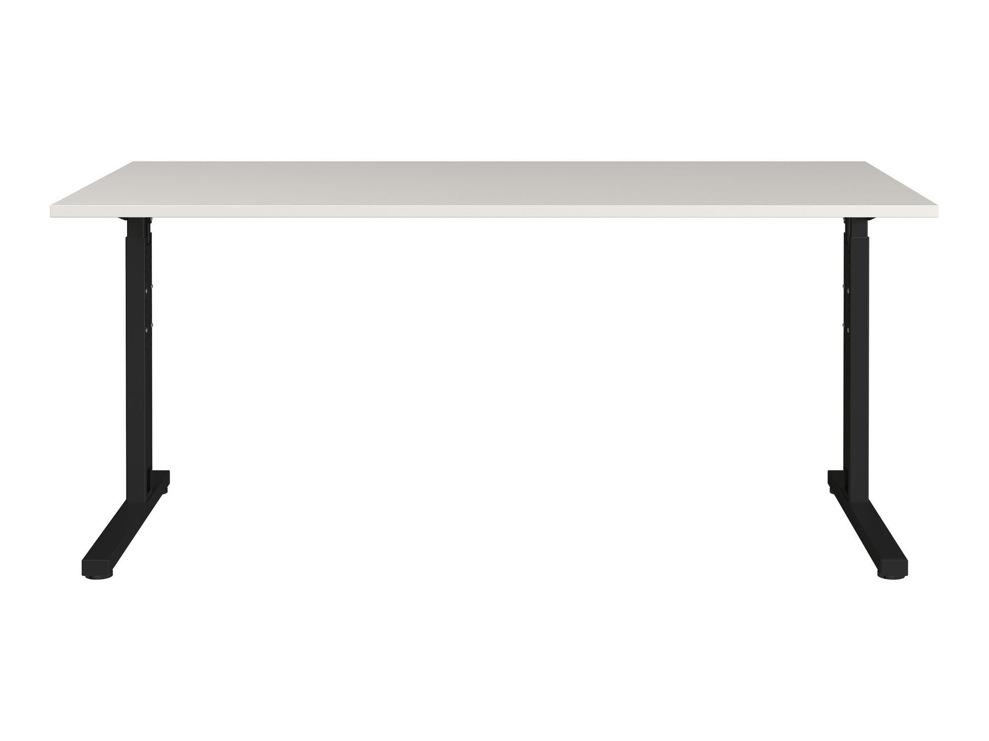 Kancelarijski sto Lartesi 107 (Svetloosiva + Crno)