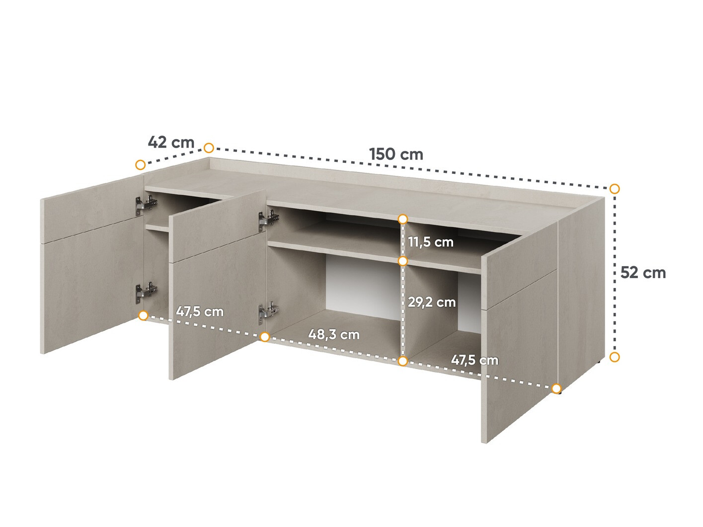 Ormarić Orlbale 133