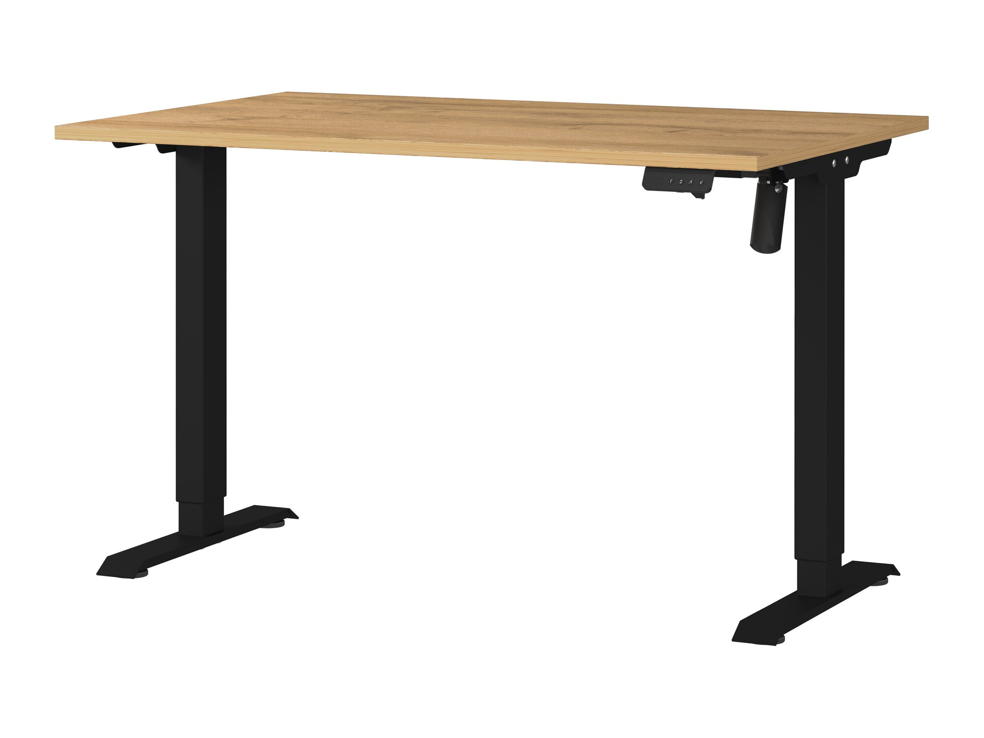 Sto sa podesivom visinom Lartesi 115 (Unuk hrast + Crno)