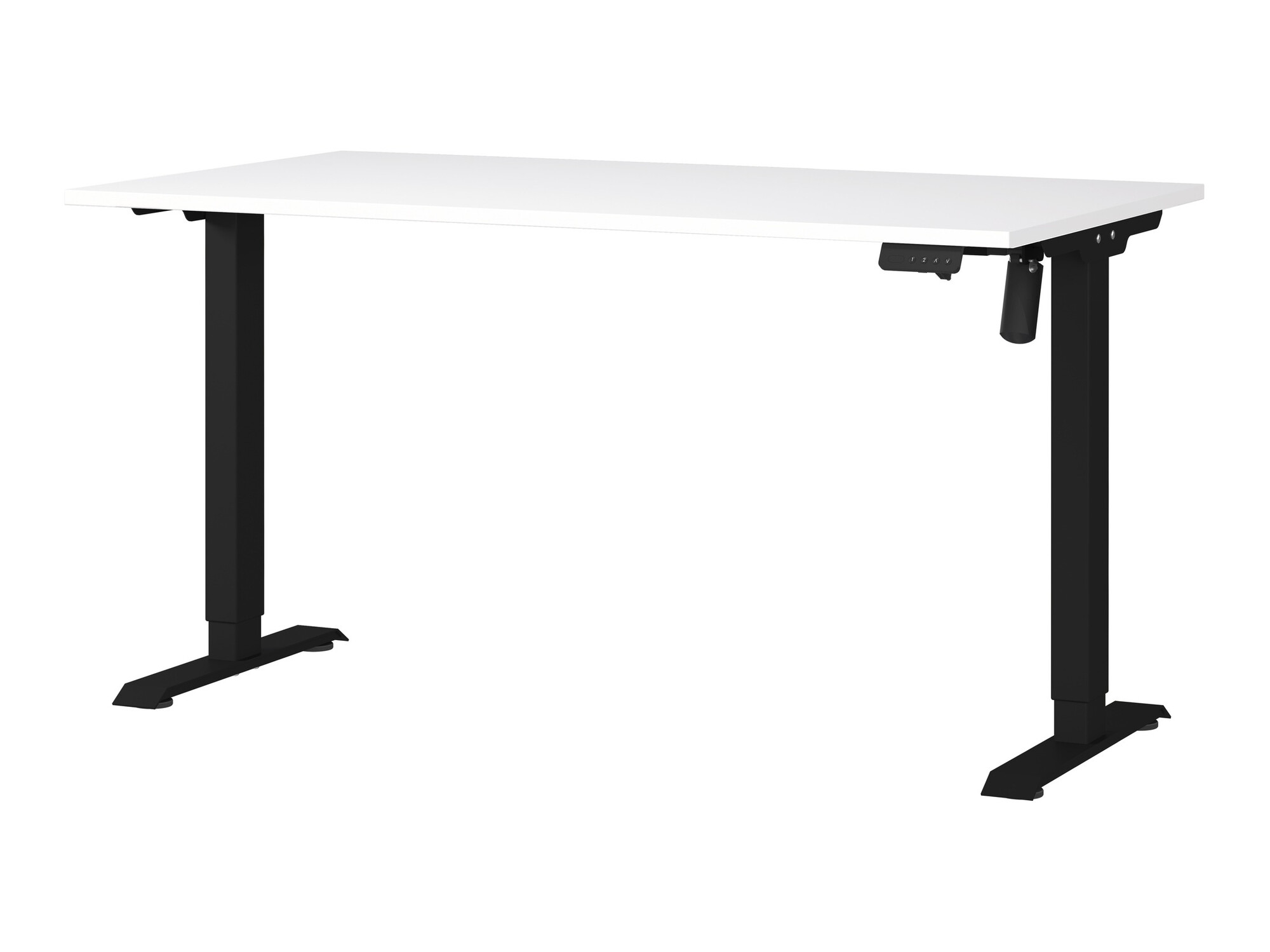 Sto sa podesivom visinom Lartesi 117 (Belo + Crno)